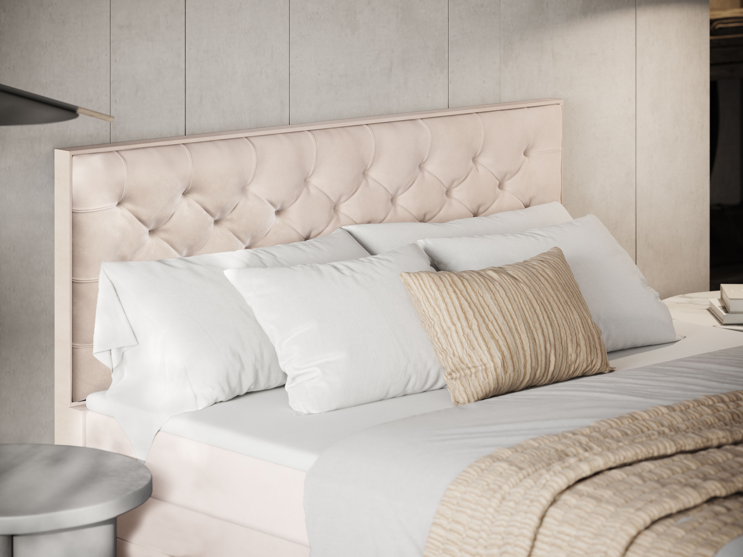 FORTE Boxspringbett »Lanciano Max inkl. zwei Bettkästen und Kaltschaum Topper« und einer 7-Zonen-Tonnentaschenfederkernmatratze H2/H3