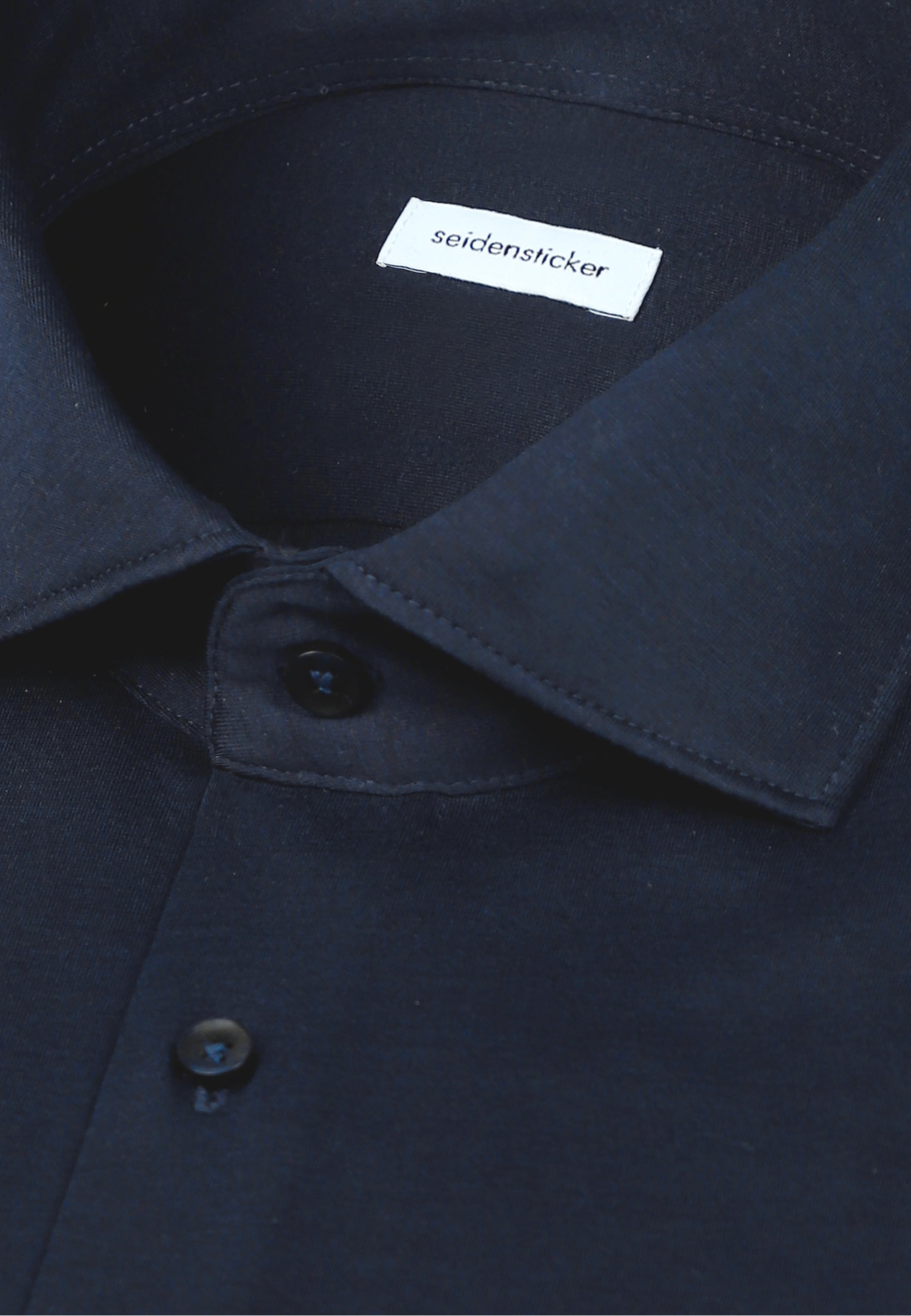 seidensticker Businesshemd »Schwarze Rose« Shaped 1/1 Kentkragen Uni