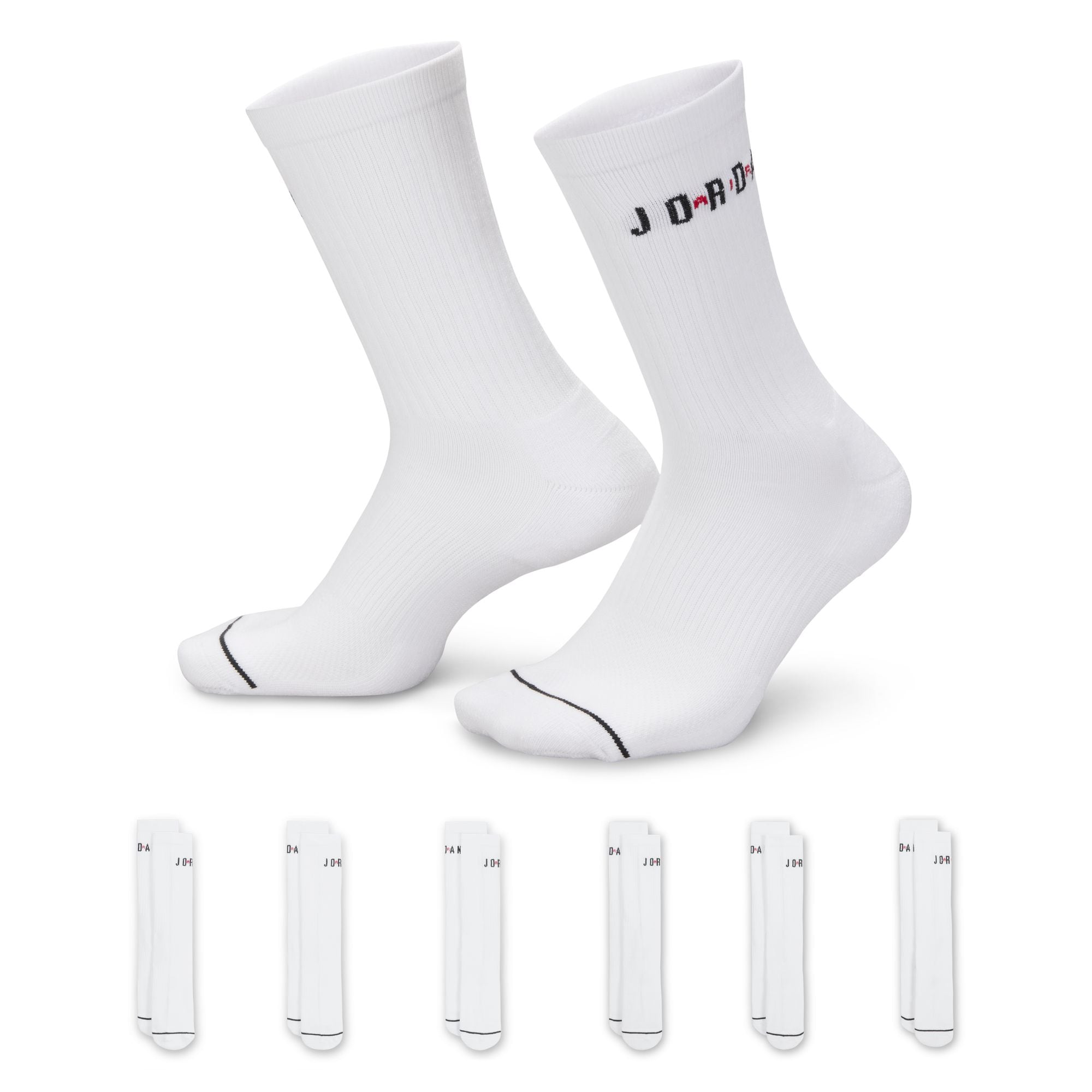 Nike Funktionssocken »U J ED POLY CREW JOR 6PR - 144«