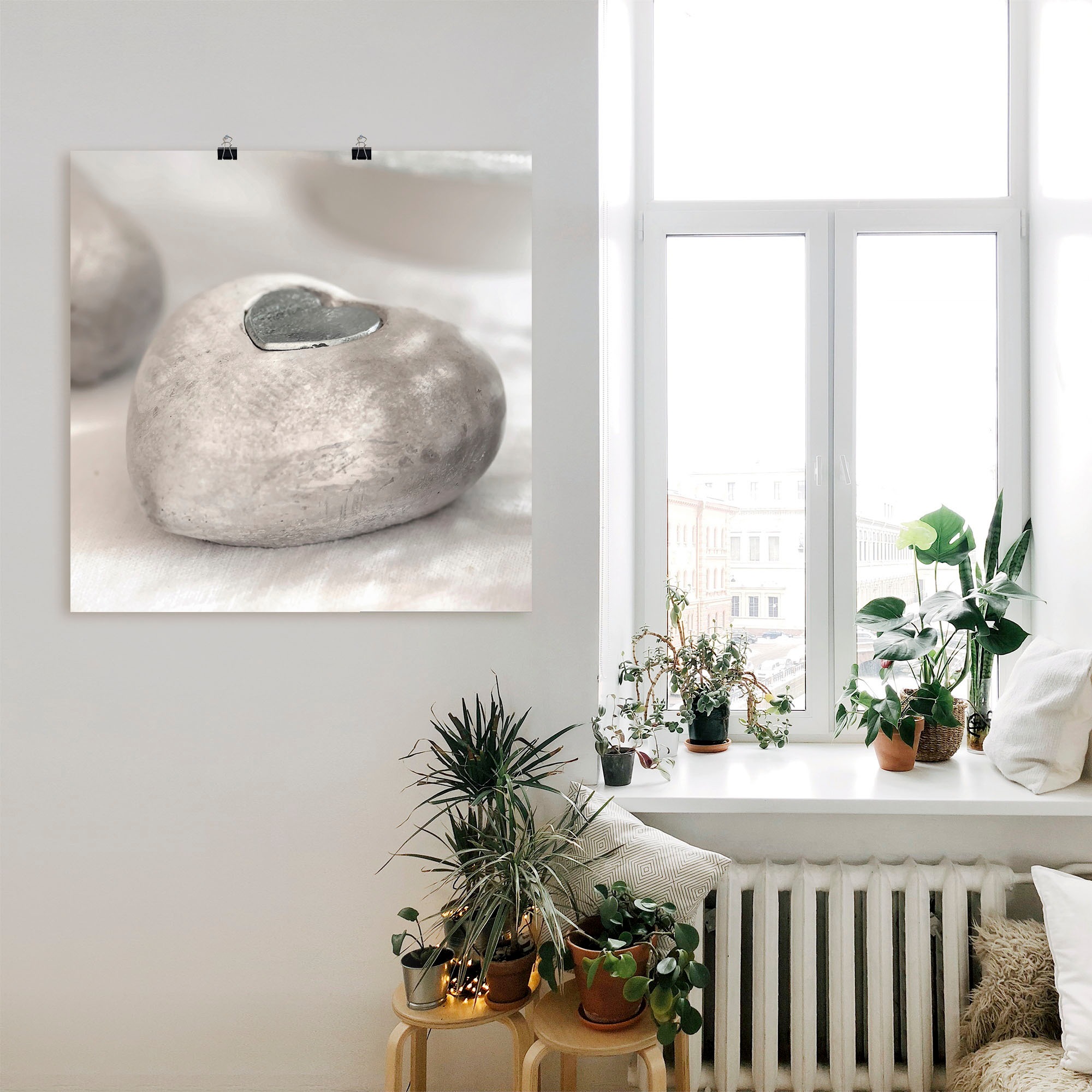 Artland Wandbild »Herzen«, Herzen, (1 St.), als Leinwandbild, Poster, Wandaufkleber in verschied. Größen