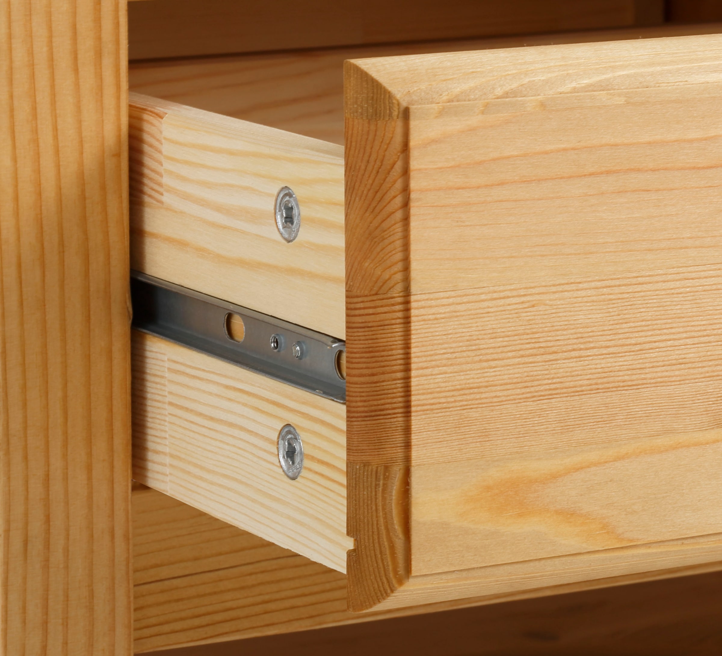 OTTO home Couchtisch »Leonis« Breite 89 cm, mit Schubladen und Ablageboden, massiver Kiefer,  FSC®