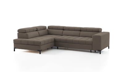 exxpo - sofa fashion Ecksofa, Steppung im Sitzbereich, Wahlweise mit Bettfunktion und... kaufen