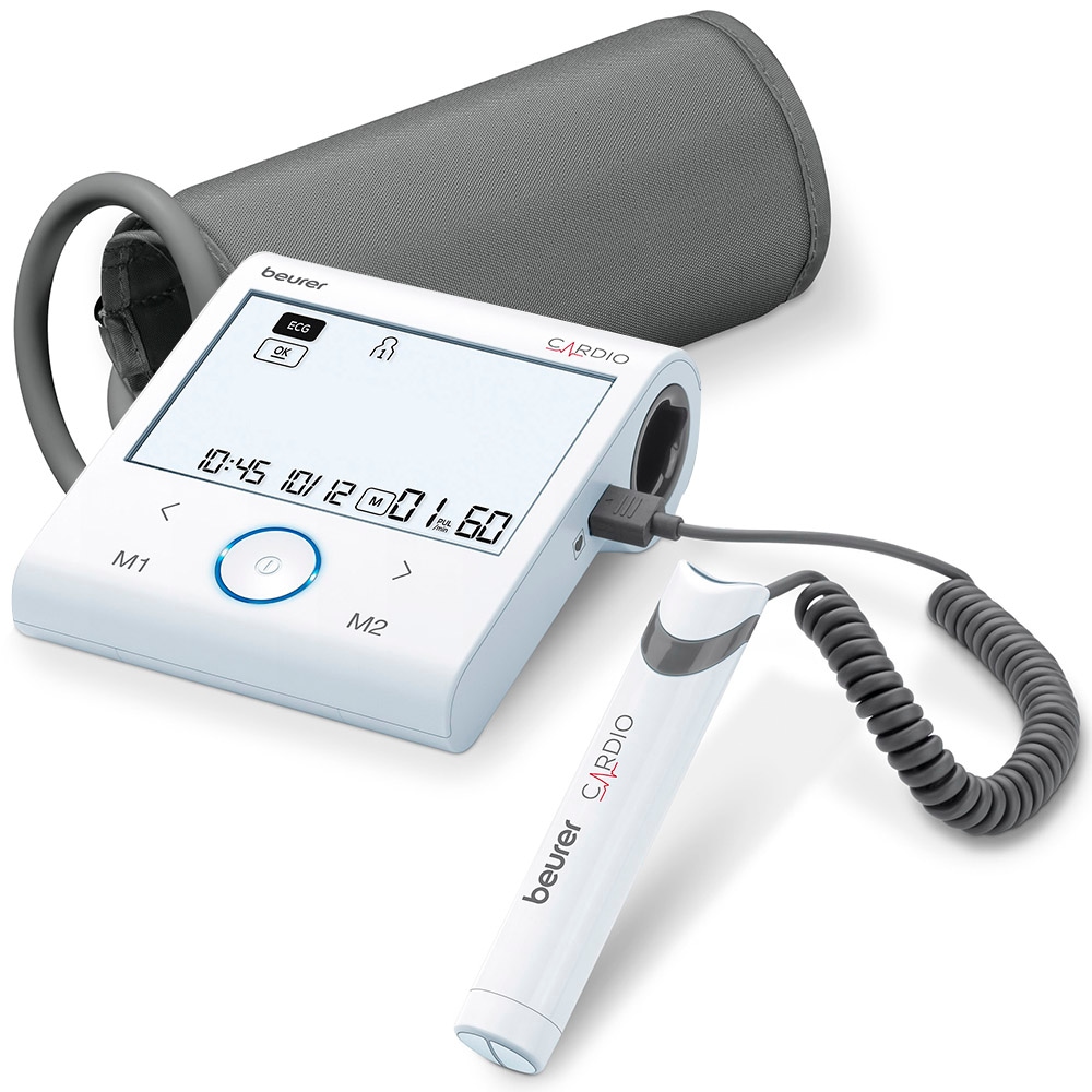 Oberarm-Blutdruckmessgerät »BM 96 Cardio«, mit EKG-Funktion, Arrhythmieerkennung,...