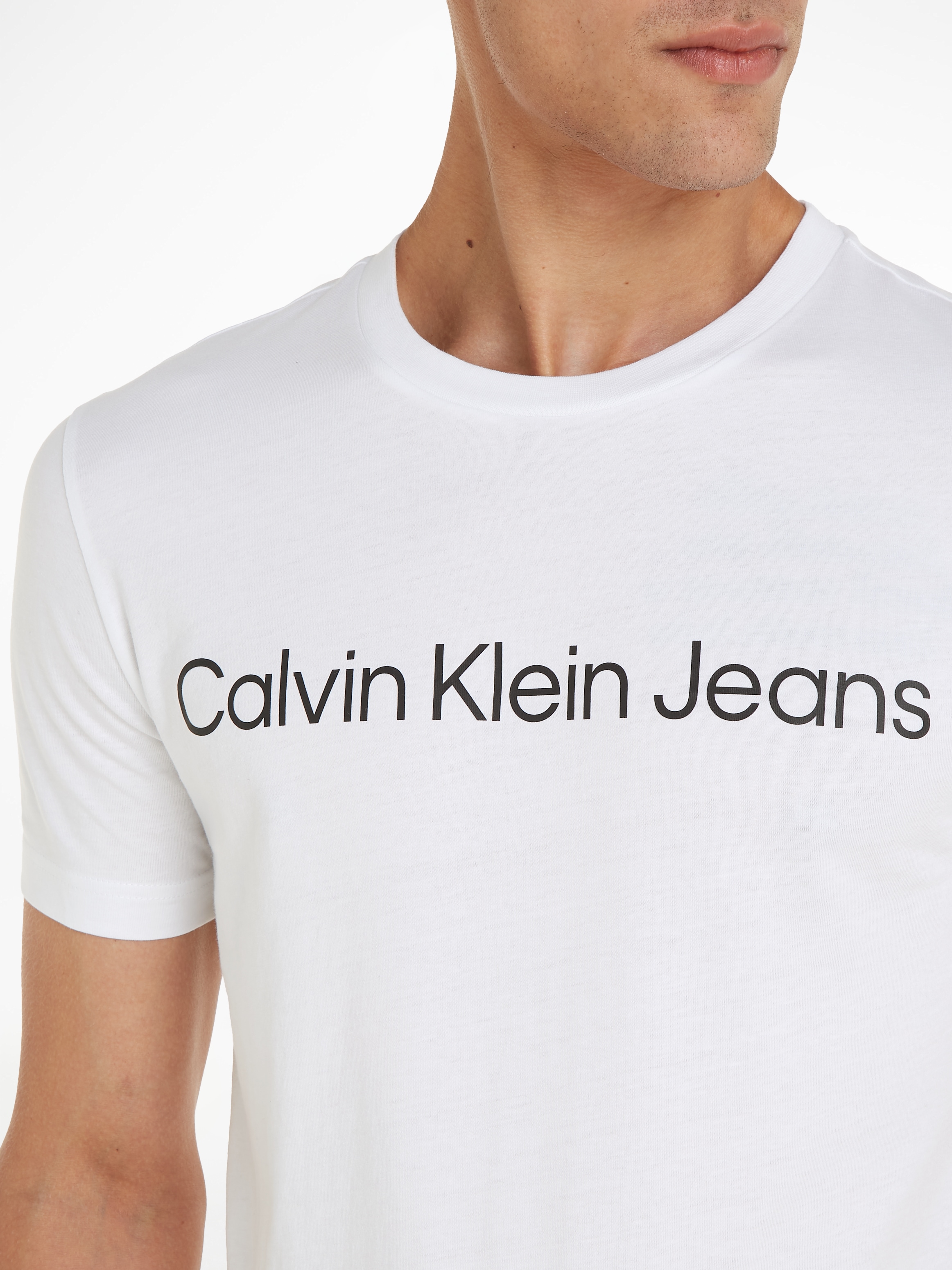 Calvin Klein Jeans T-Shirt »CORE INSTITUTIONAL LOGO SLIM TEE«, mit logo-Schriftzug