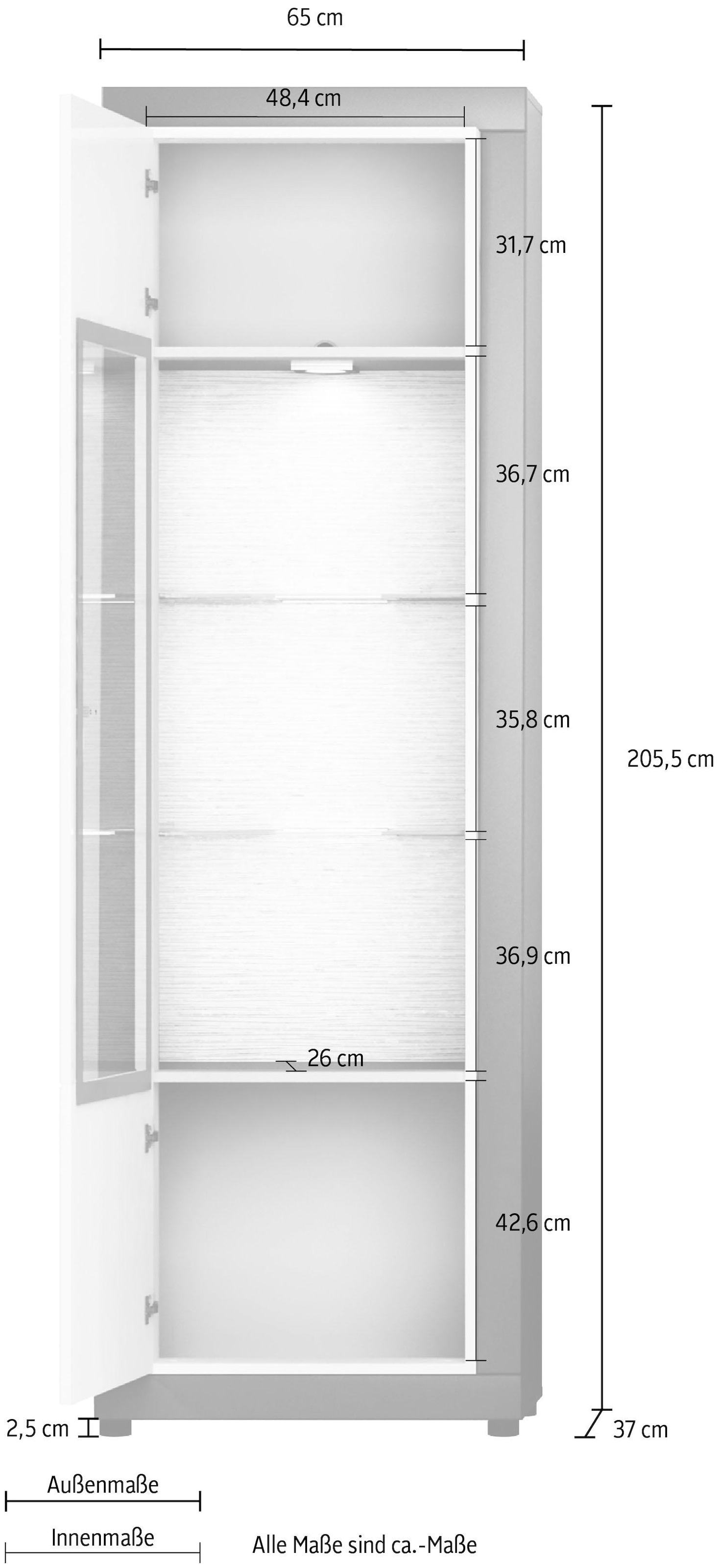INOSIGN Vitrine »Magnus«, Höhe 205 cm im OTTO Online Shop | Vitrinenschränke