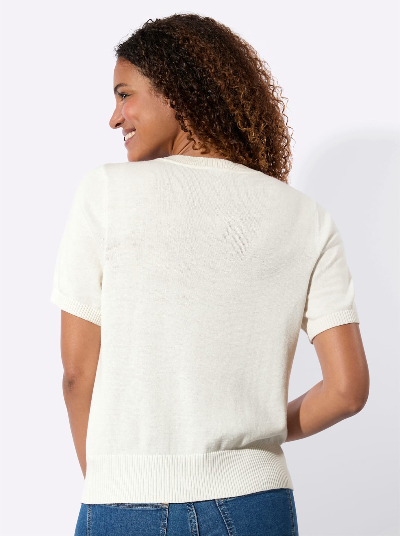 Casual Looks Kurzarmpullover »Kurzarm-Pullover«