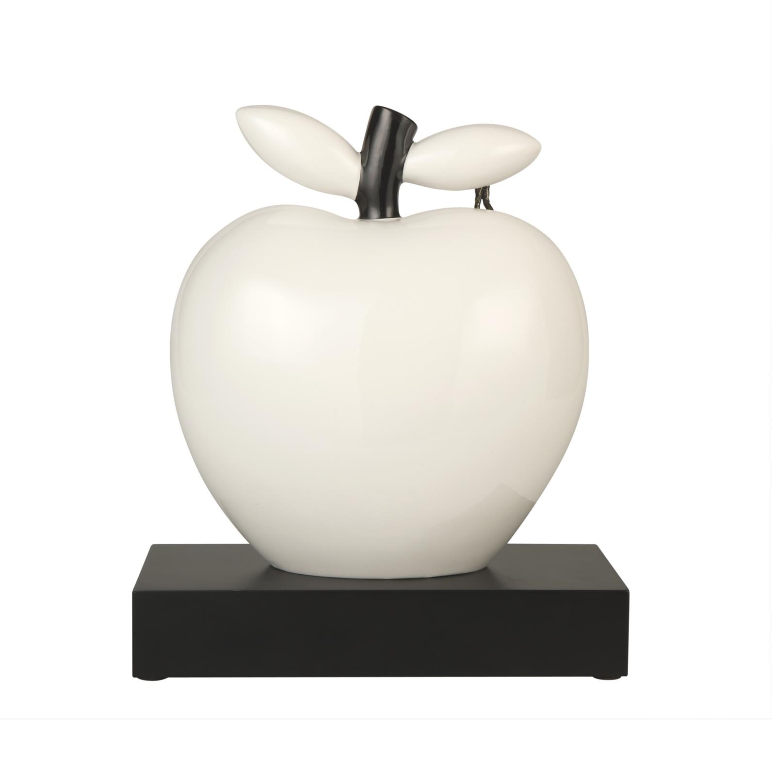Goebel Dekofigur »Deko-Objekt Apfel "Hole in One" Studio 8 Art & Apple 28 cm weiß« Abwischbar
