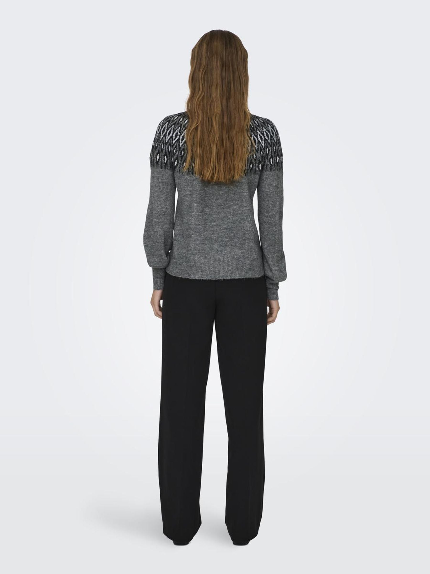 ONLY Rundhalspullover »ONLALINA LS JQ O-NECK EX KNT«