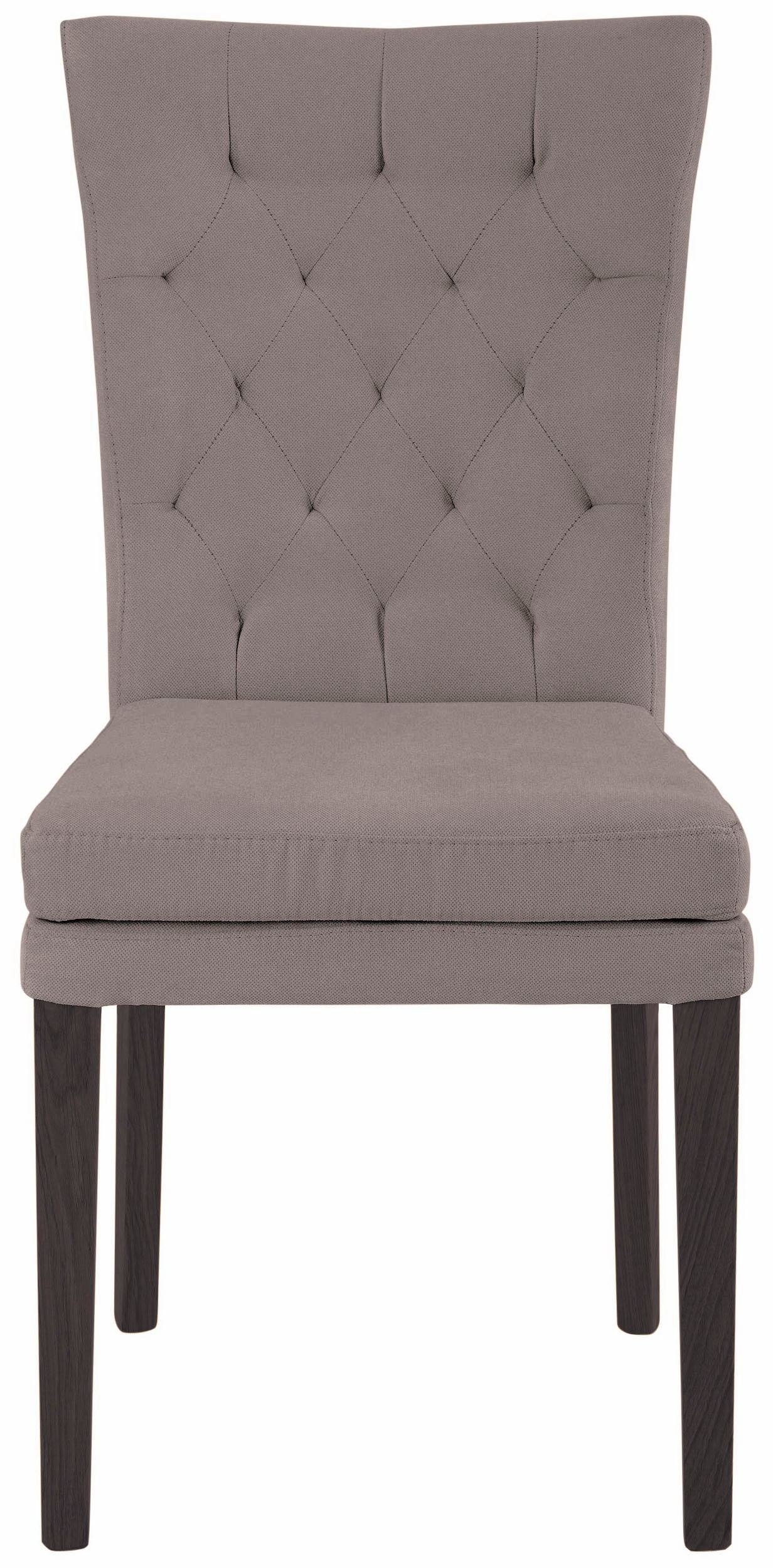 Home affaire 4-Fußstuhl »Colorado« (Set) 2 Stk.Beine aus Buche, wengefarben lackiert, Im 2er, 4er oder 6er-Set