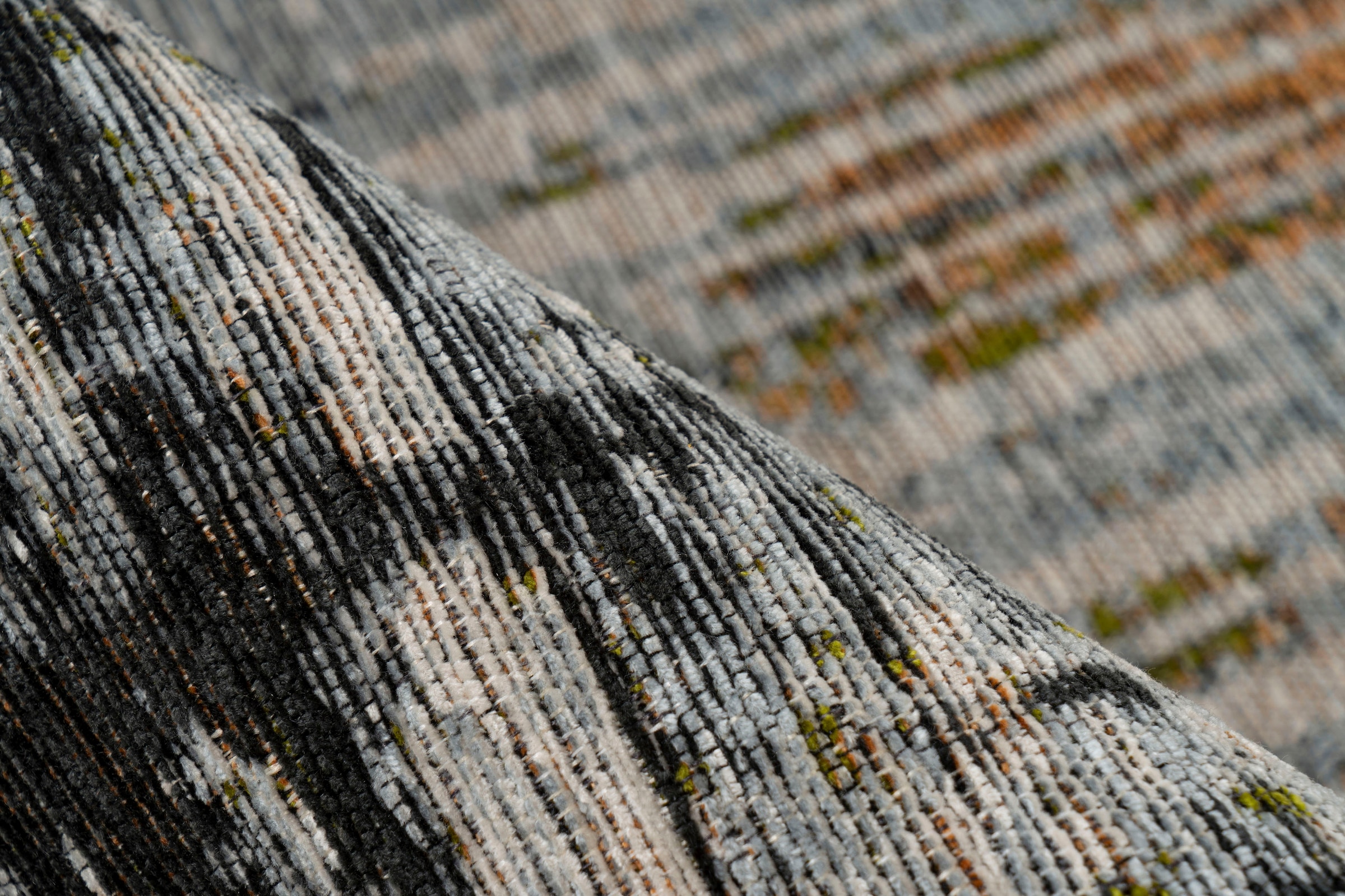 Padiro Teppich »Charme 325«, rechteckig, 5 mm Höhe, Chenille Flachgewebe im Vintage Stil