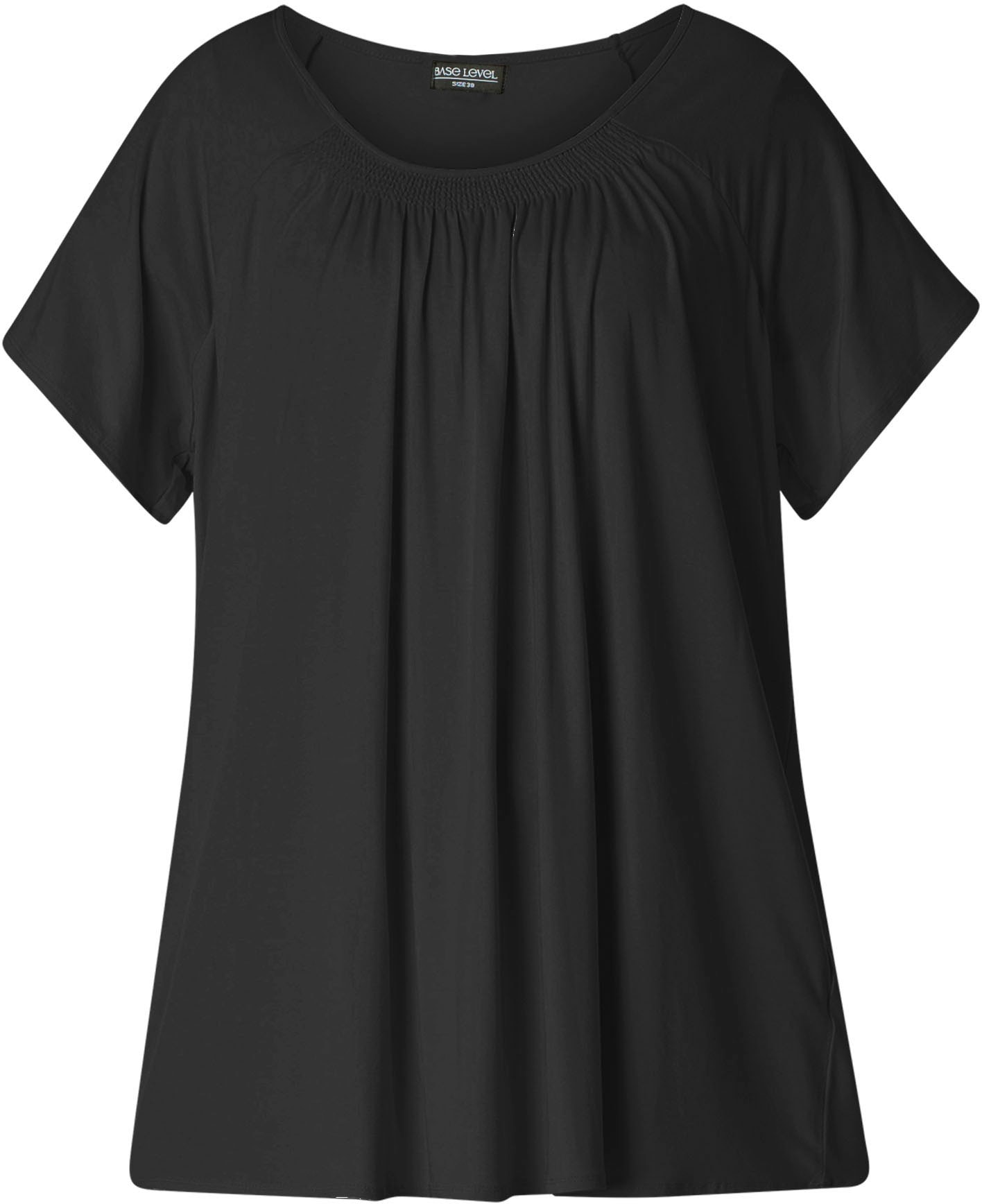 Base Level Curvy T-Shirt »Yokia«, In formstabiler Baumwoll-Mischqualität  bei OTTOversand