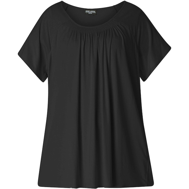 Base Level Curvy T-Shirt »Yokia«, In formstabiler Baumwoll-Mischqualität  bei OTTOversand