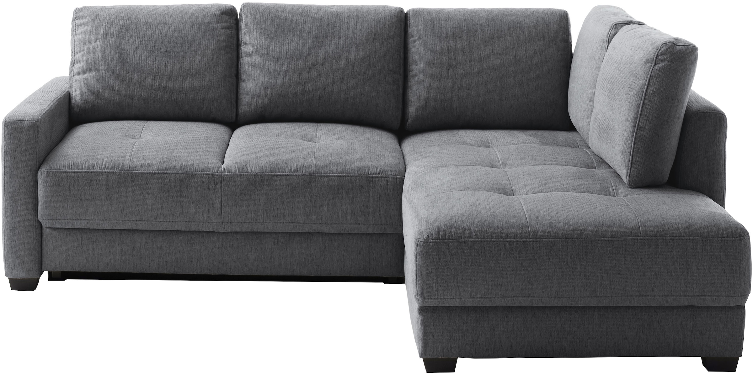 Mr. Couch Ecksofa »Pierre, L-Form mit Taschenfederkern« mit DuraSpring-Taschenfederkern bis 140 kg belastbar