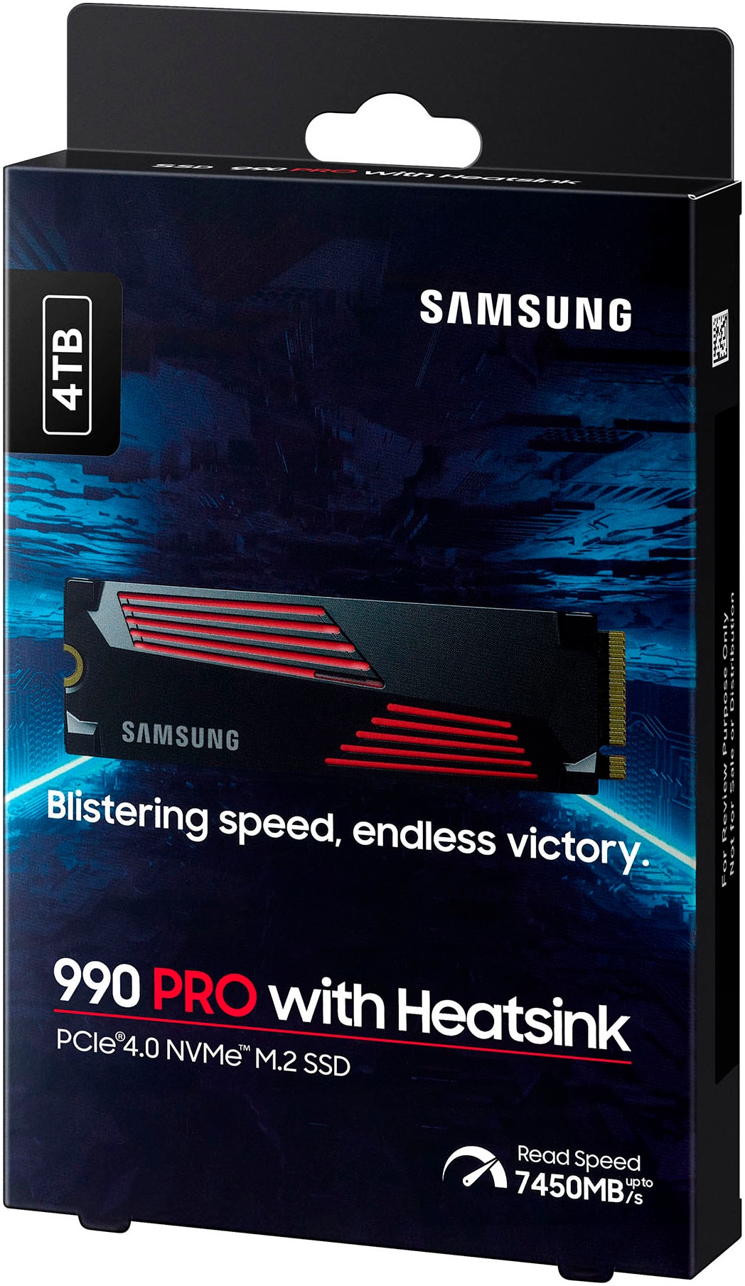 Samsung interne SSD »990 PRO Heatsink 4TB«, Anschluss PCI Express 4.0