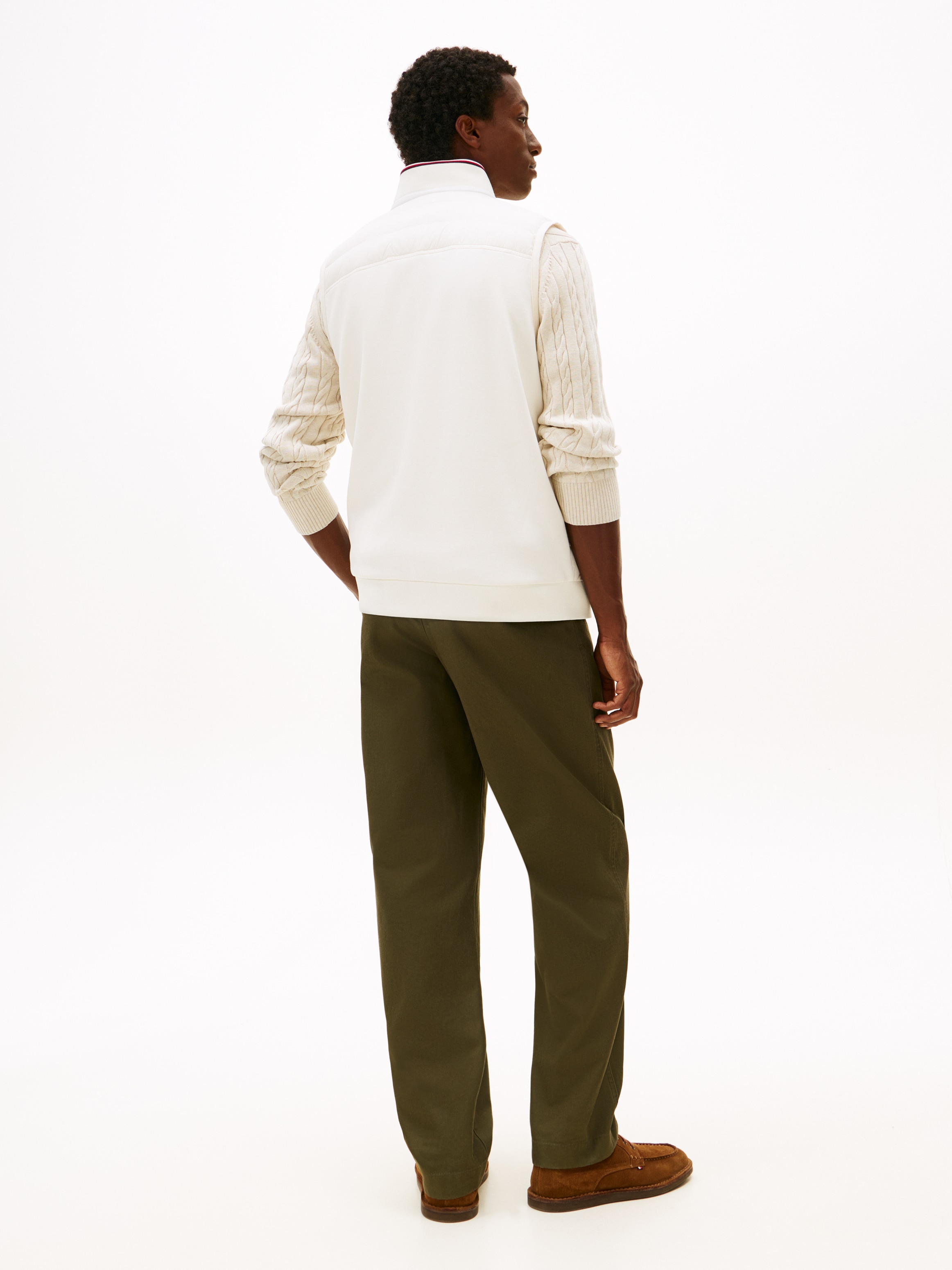 Tommy Hilfiger Steppweste »MIX MEDIA« Stehkragen, 2-Wege-Reißverschluss