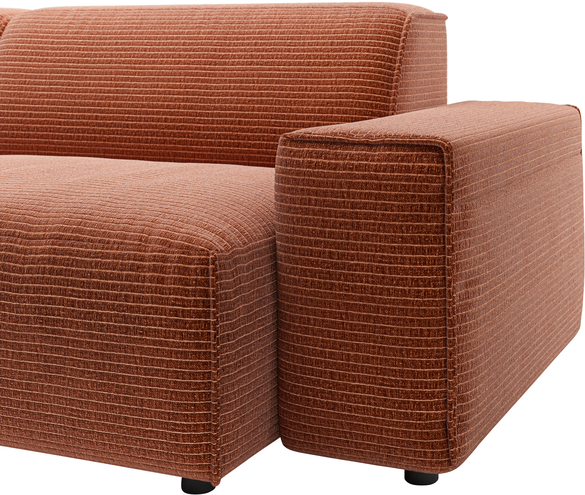 andas Big-Sofa »Glimminge  auch in Breitcord, Feincord + Easy care-Bezug,«, besondere Kedernähte Zierkissen