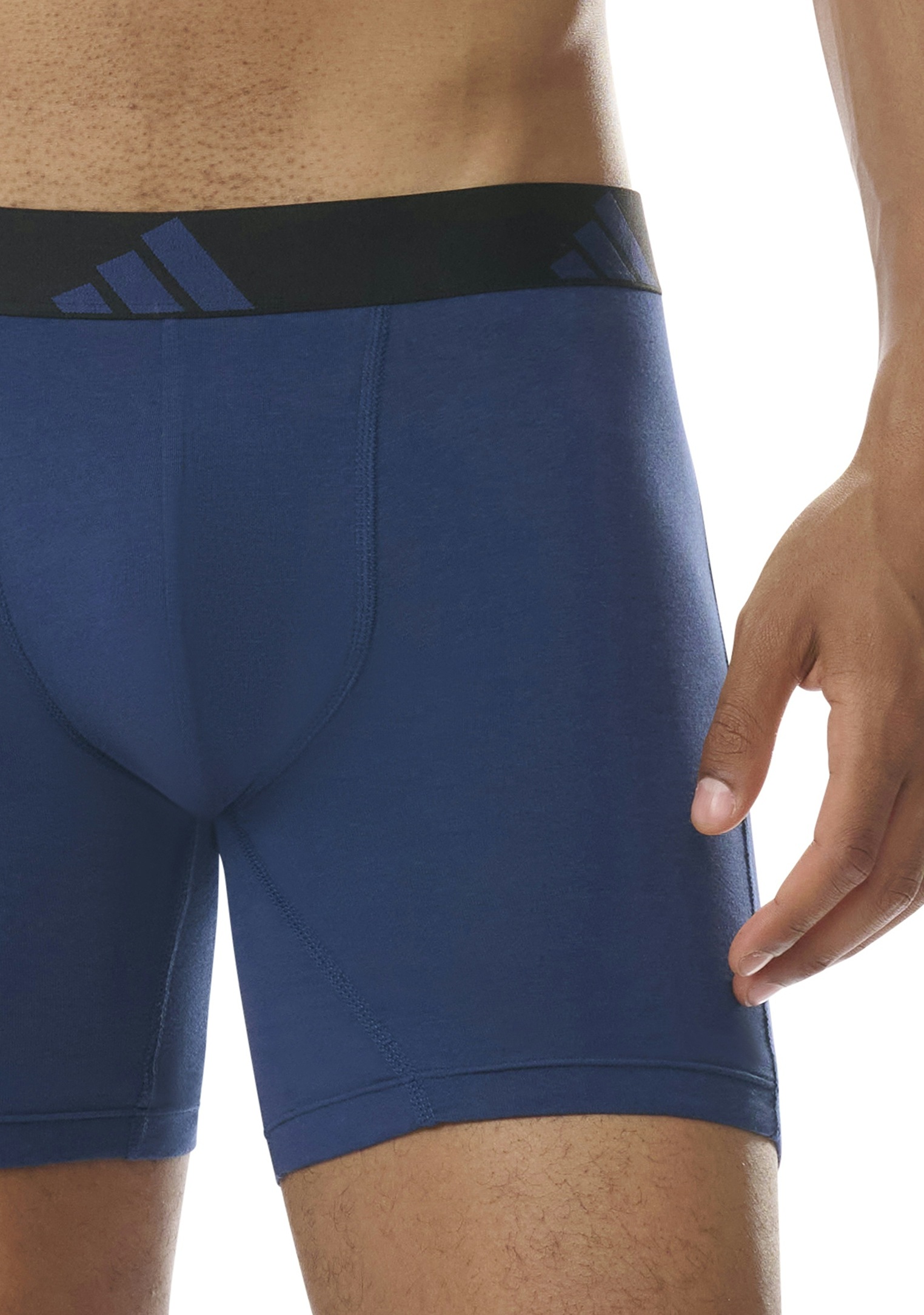 adidas Sportswear Boxershorts »Active Flex Cotton«, (3er Pack), mit etwas längerem Bein