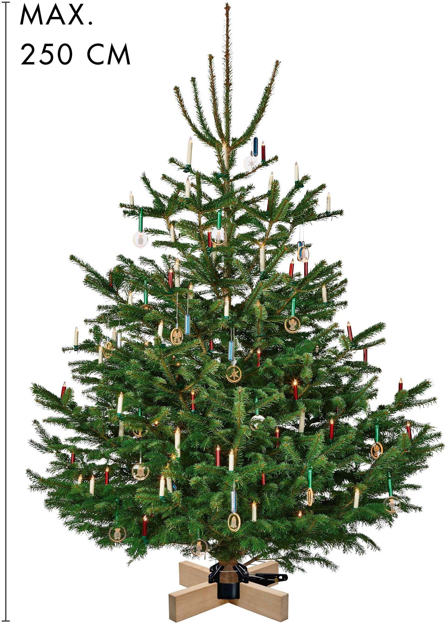 Krinner Christbaumständer »Kopenhagen Eiche, Weihnachtsdeko, Christbaumschmuck«, mit Fußhebel/- und Einseiltechnik