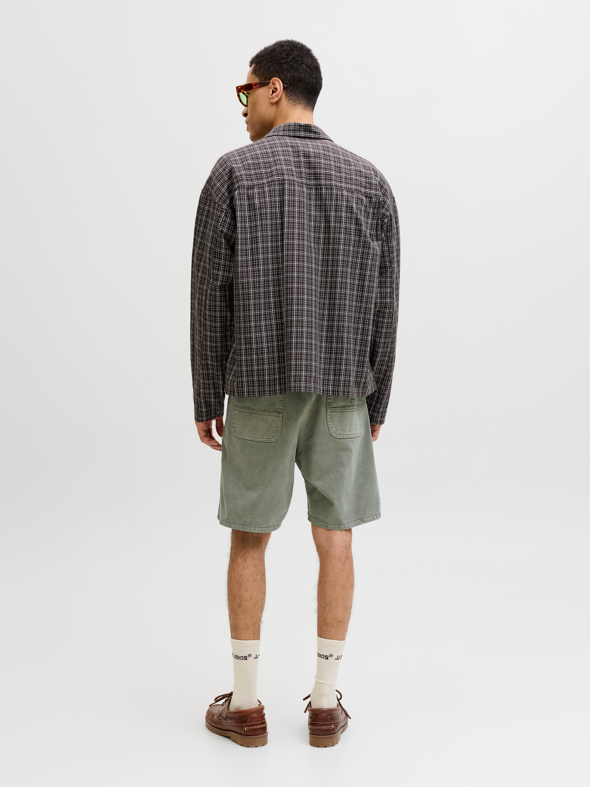 Jack & Jones Chinoshorts »JPSTTONY RAYE WORKER SHORT MID SN«  Baumwolle, 5-Pocket Style