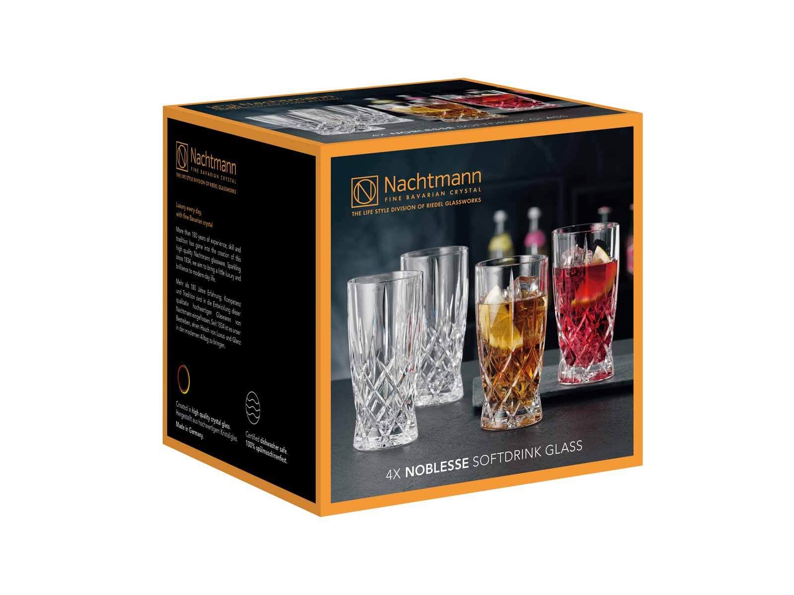Nachtmann Glas »Biergläser Noblesse 350 ml 4er Set transparent«