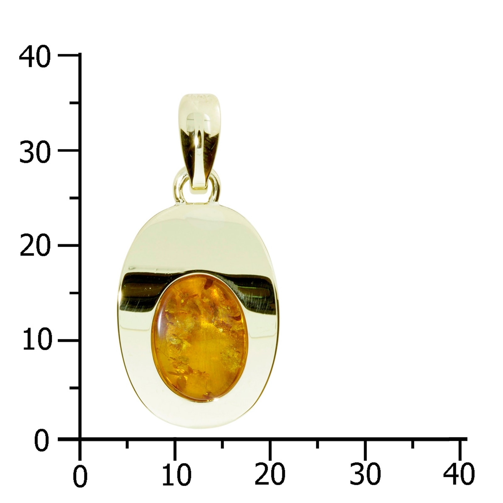OSTSEE-SCHMUCK Kettenanhänger »- Jessie - Gold 333/000 - Bernstein«