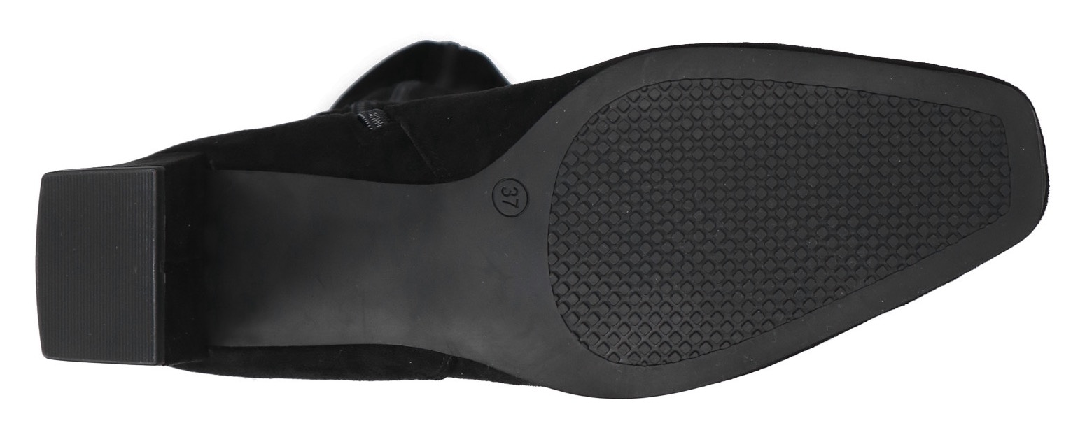 Caprice Stiefel, Blockabsatz, Abendschuh, Langschaft-Stiefel mit Innenreißverschluss