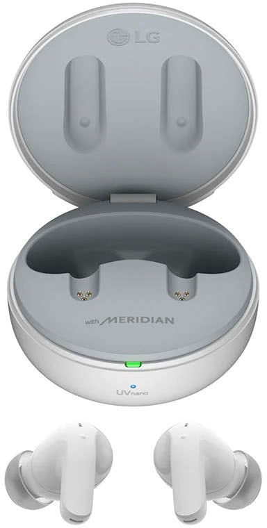 LG In-Ear-Kopfhörer »TONE Free DT60Q«, Bluetooth, Active Noise Cancelling (ANC)-Freisprechfunktion-LED Ladestandsanzeige-Sprachsteuerung-integrierte Steuerung für Anrufe und Musik