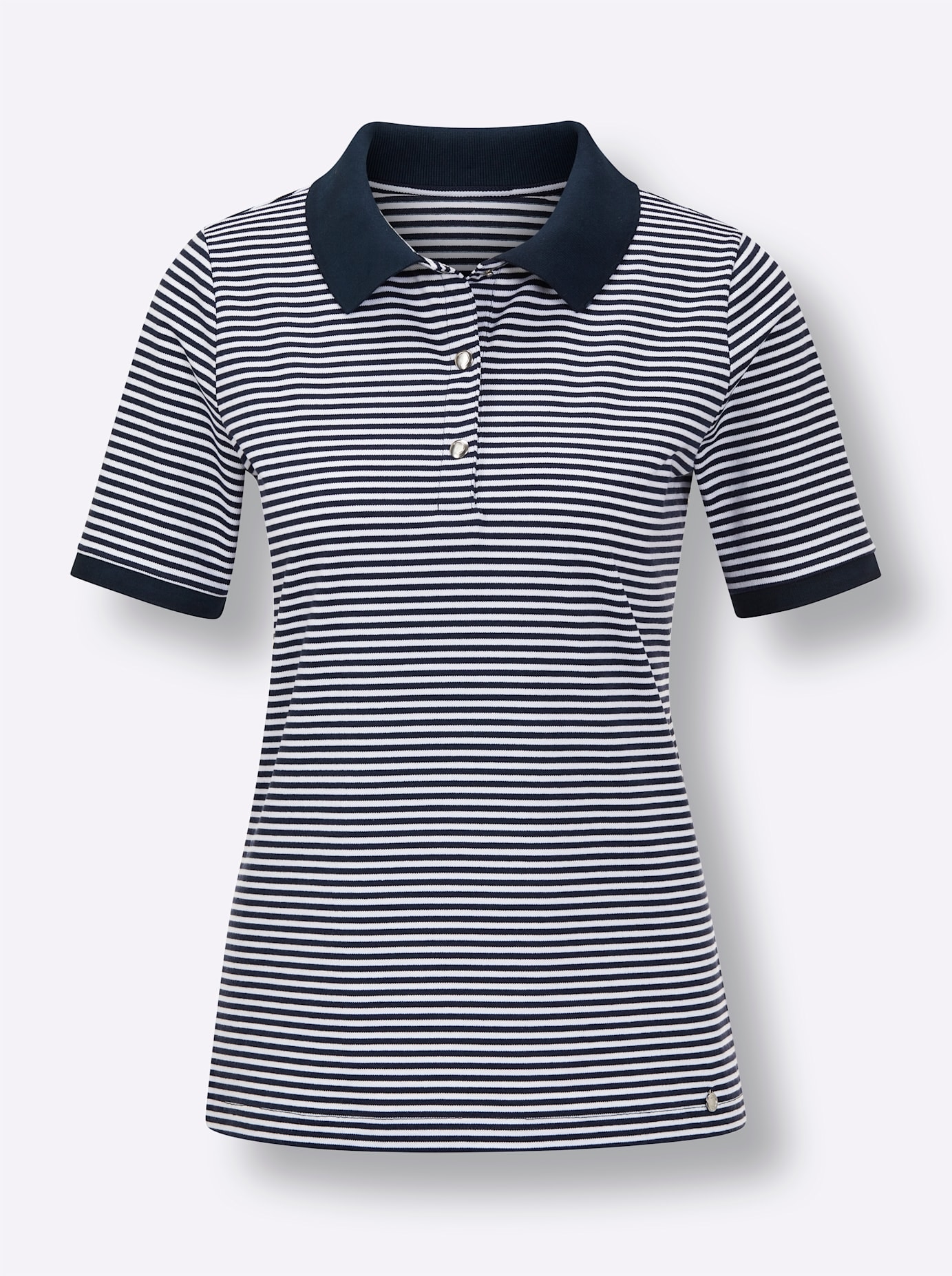 CREATION L PREMIUM Poloshirt »Lyocell-Baumwoll-Shirt«, (1 tlg.)