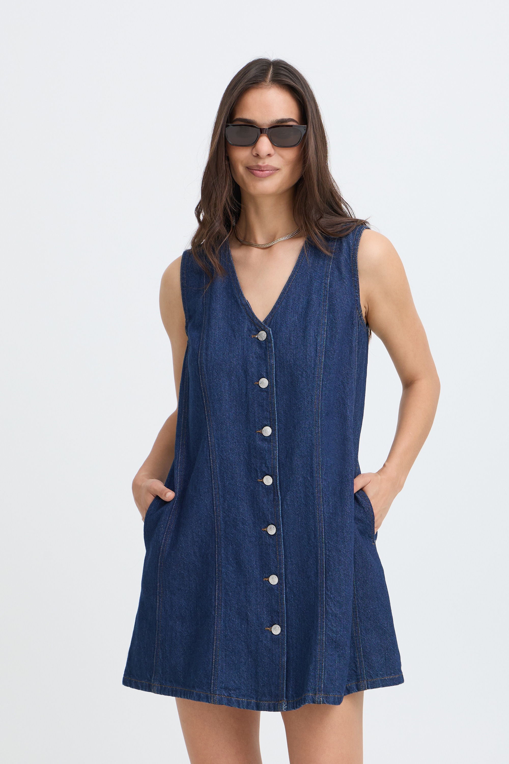 b.young Jeanskleid »Damen Denimkleid BYLEONE«