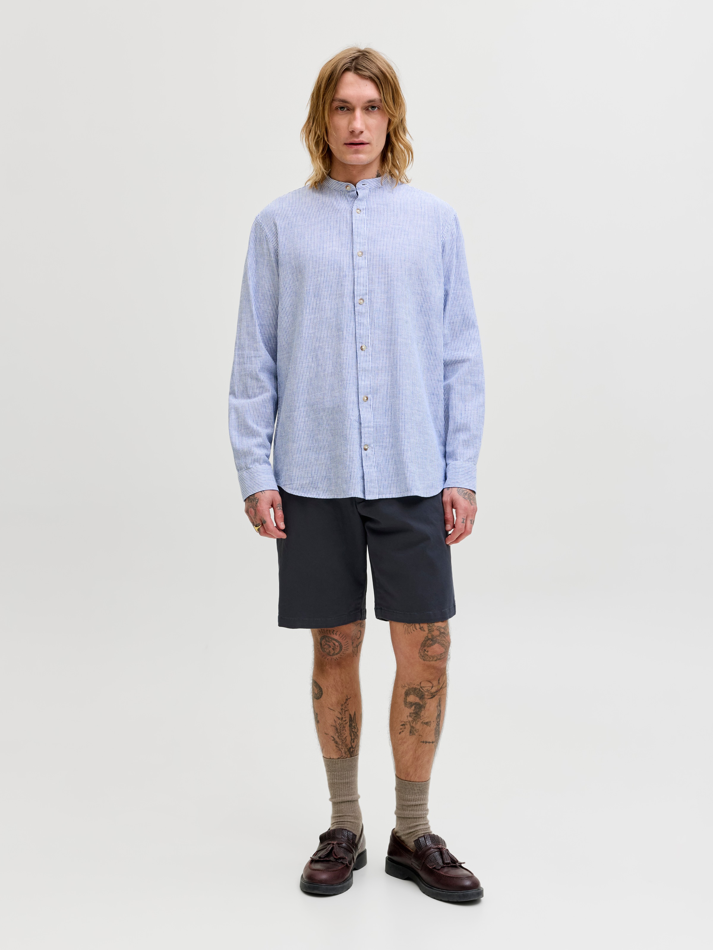 Jack & Jones Chinoshorts »JPSTKARL BARRET CHINO SHORTS MID SN«  mit Taschen