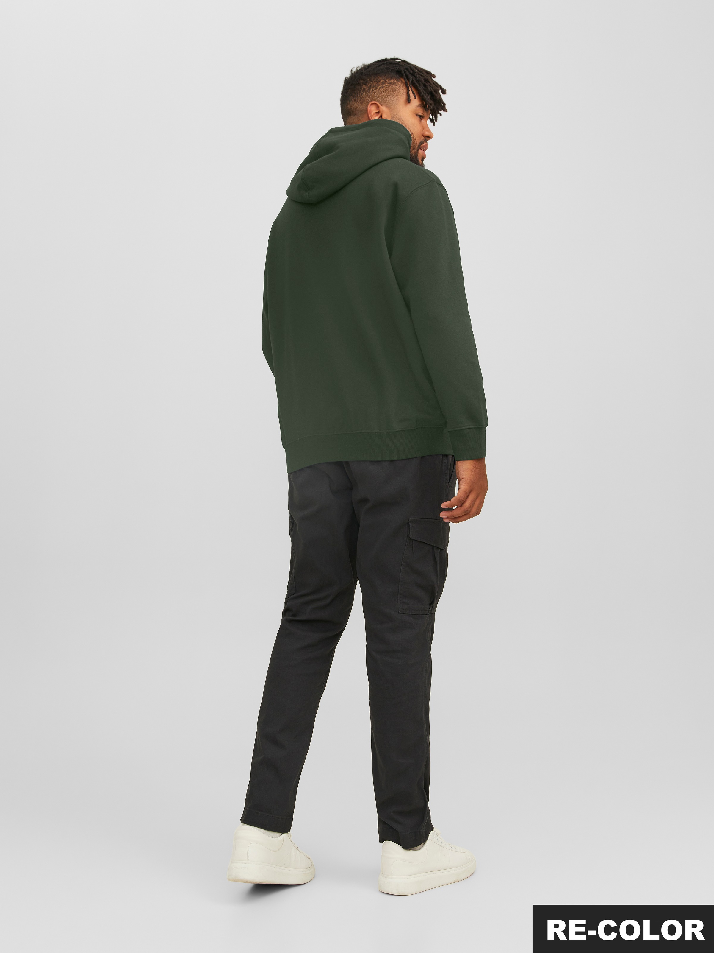 Jack & Jones PlusSize Kapuzensweatshirt »JJESTAR JJ SWEAT HOOD NOOS PLS«, mit Kängurutasche