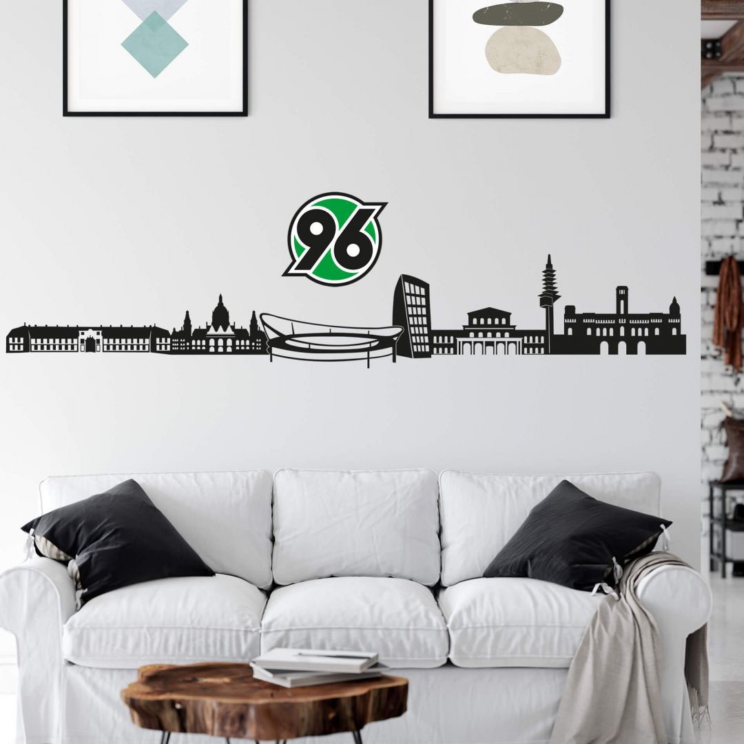 Wall-Art Wandtattoo »Fußball Hannover 96 Skyline + Logo« kaufen online bei  OTTO