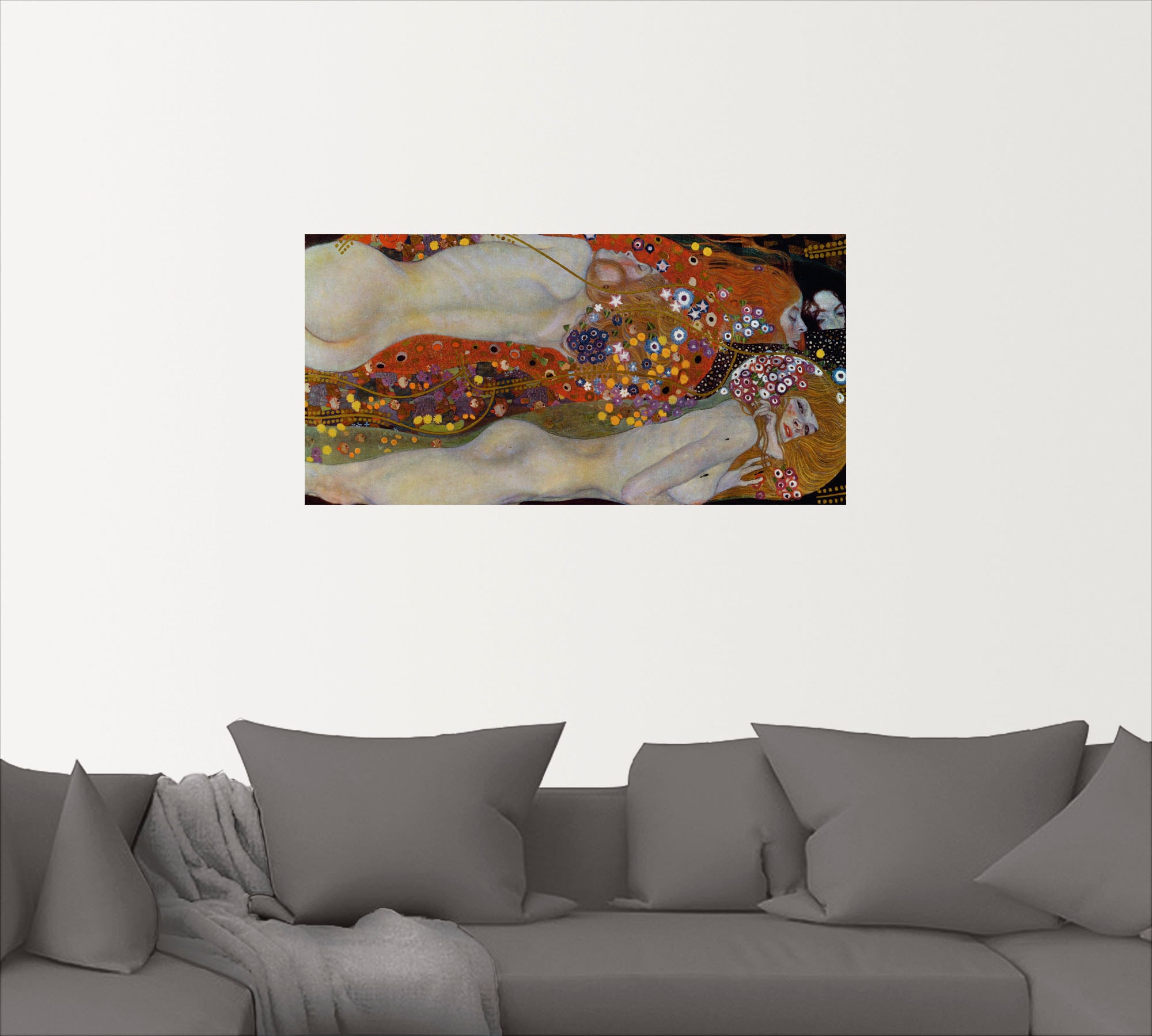 Artland Wandbild »Wasserschlangen II (Die Freundinnen)«, Frau, (1 St.), als Leinwandbild, Poster, Wandaufkleber in verschied. Größen