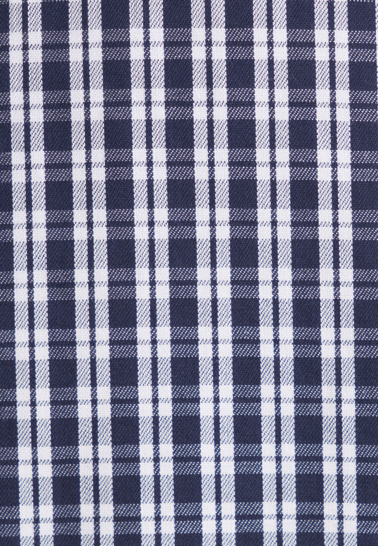 seidensticker Businesshemd Regular 1/1 Button-Down-Kragen Karo