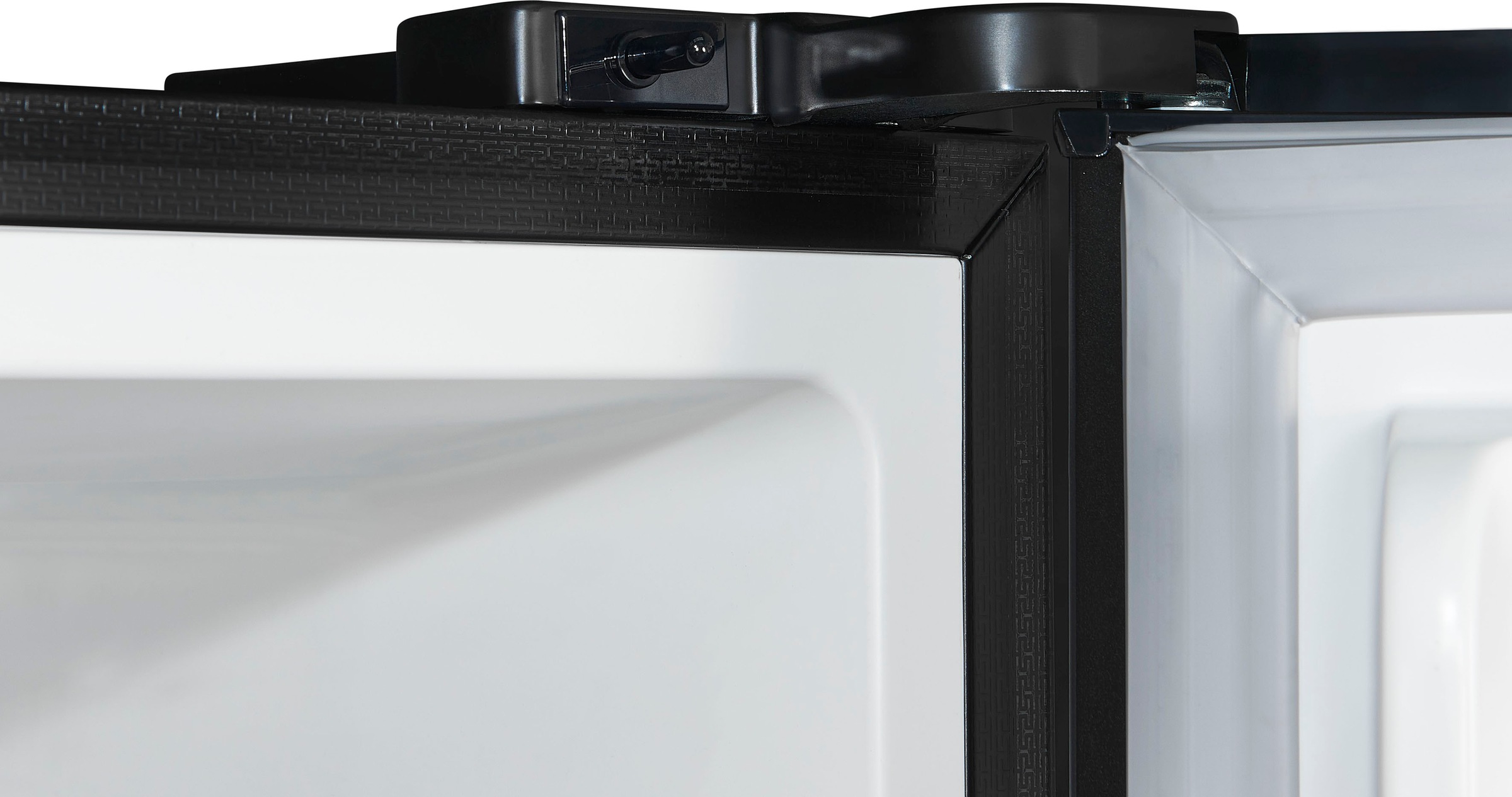 exquisit Kühl-/Gefrierkombination »KGC350-105-NF-040C inoxlook-az«, Energieeffizienzklasse C, 347 L Volumen, Total NoFrost, Display