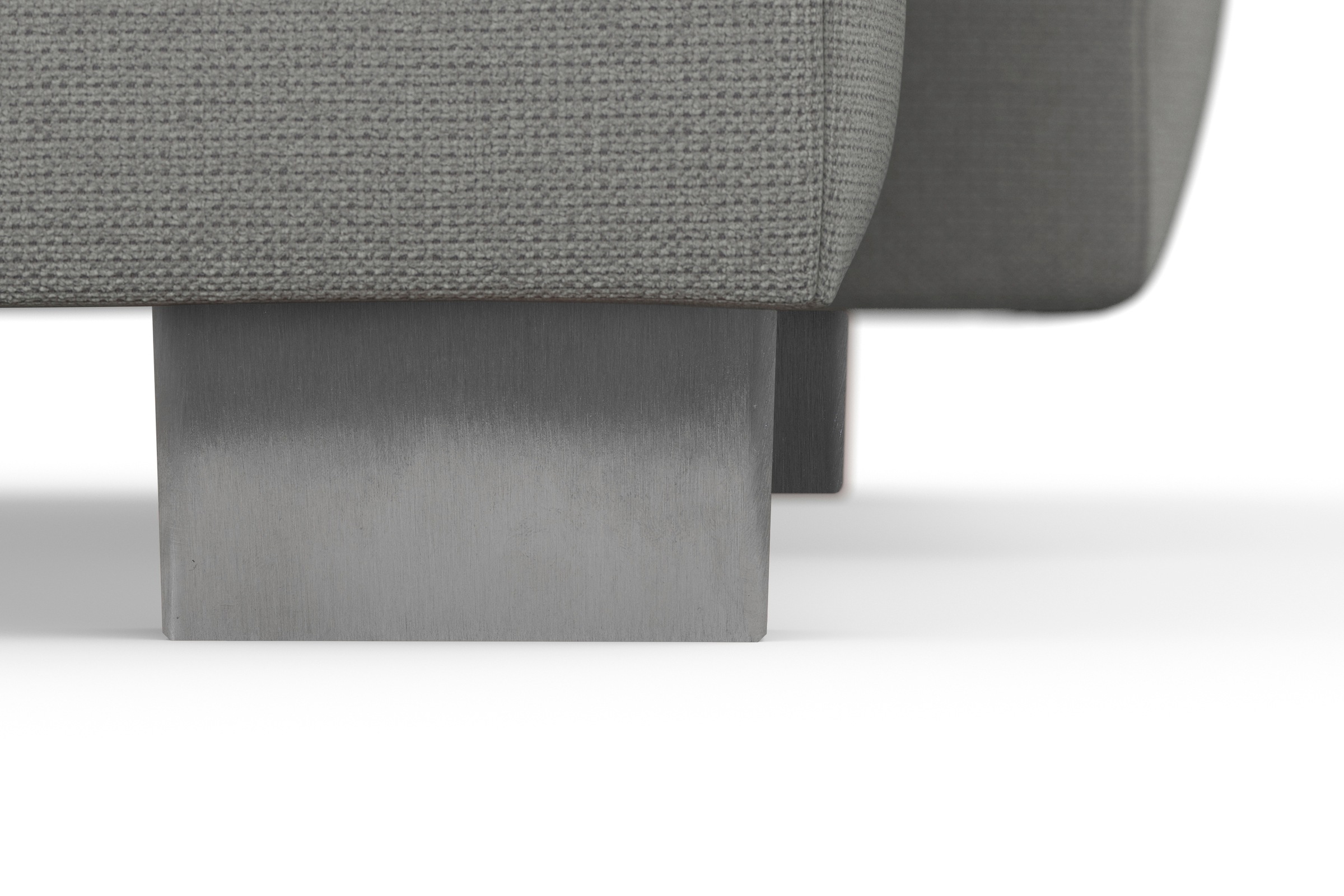 sit&more Wohnlandschaft »Dundee U-Form«, mit Federkern und Edelstahlfüßen, wahlweise mit Kopfteilverstellung