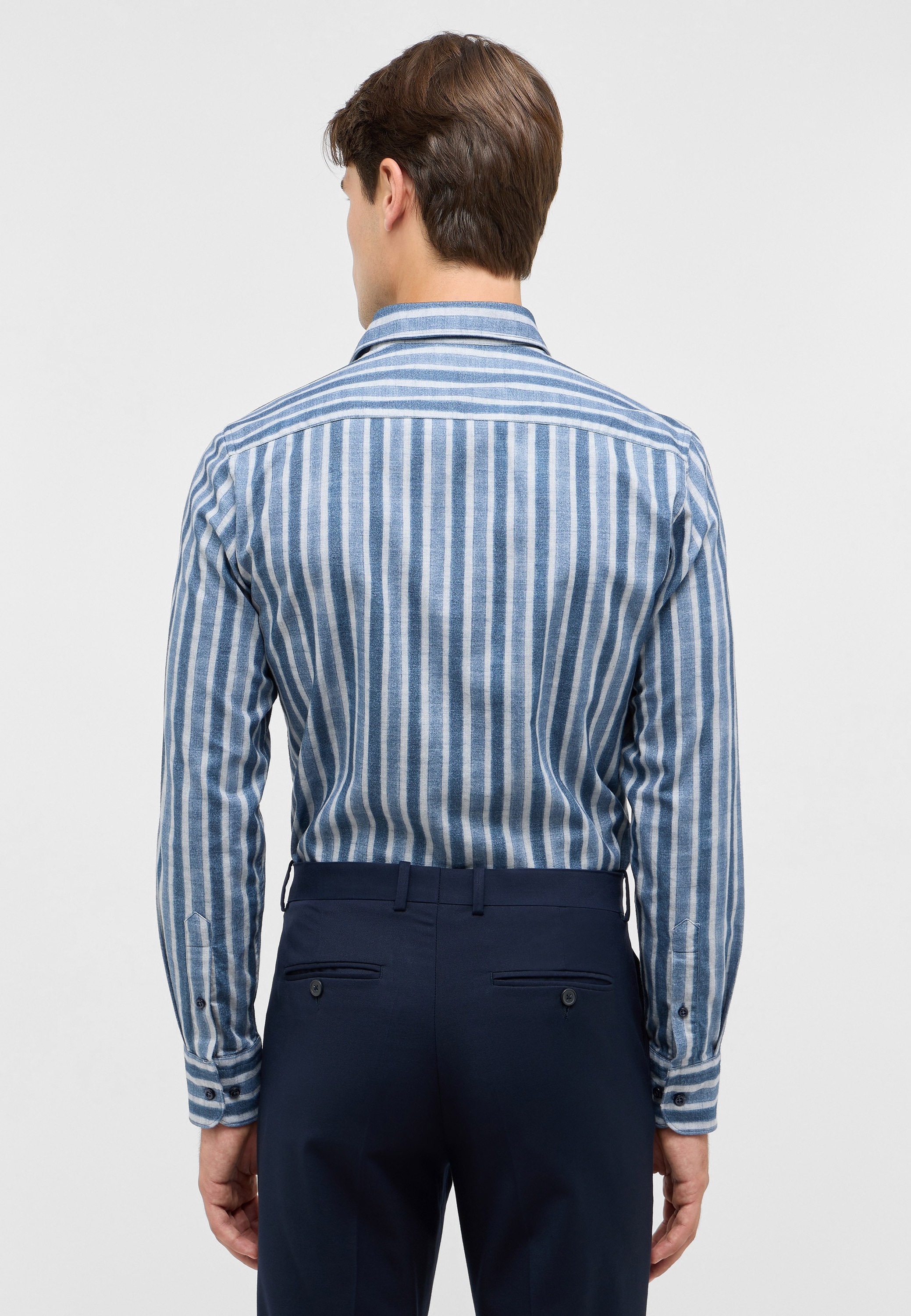 Eterna Langarmhemd »SLIM FIT« EASY IRON (bügelleicht)