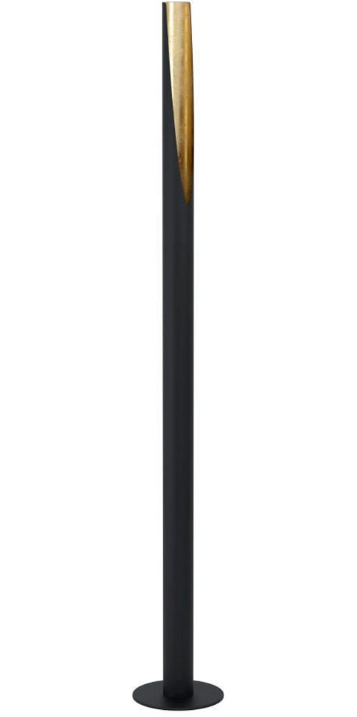 EGLO LED Stehlampe »BARBOTTO«, 1 flammig, Leuchtmittel LED-Board-GU10 | LED wechselbar, Leuchte schwarz, gold / Ø6 x H137 cm / inkl. 1 x GU10 (je 4,5W)