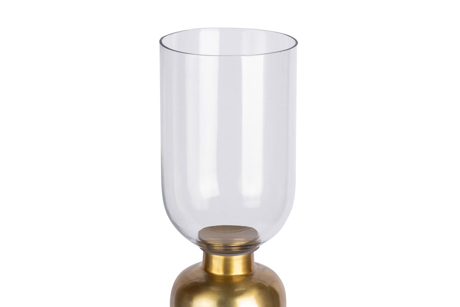 Kayoom Kerzenhalter »Bodenkerzenhalter Shyam 225«, Bodenkerzenhalter aus Metall, Marmor-Sockel, Windlicht aus Glas