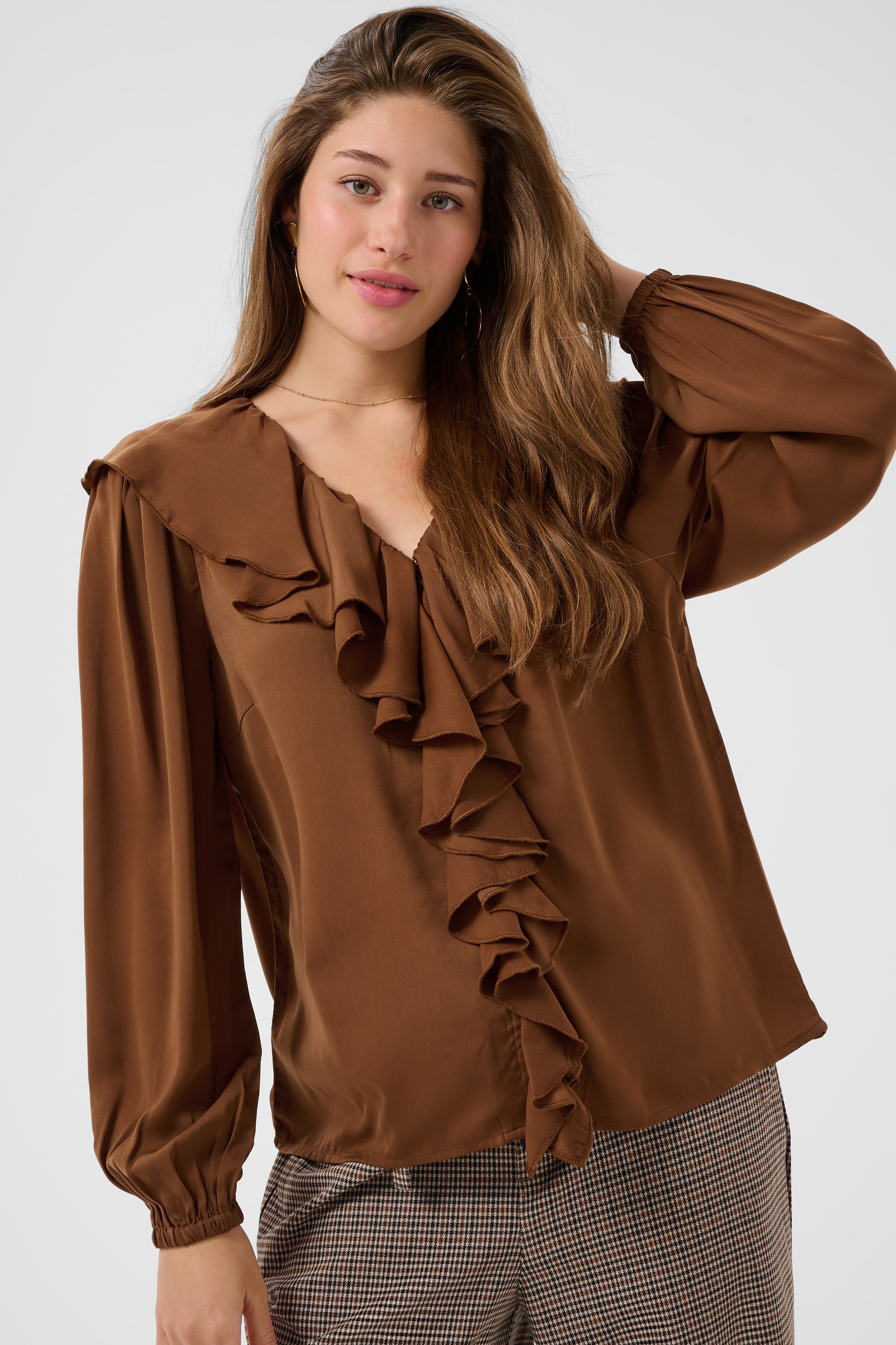 Cream Langarmbluse »Damen Bluse langarm CRBeliv«
