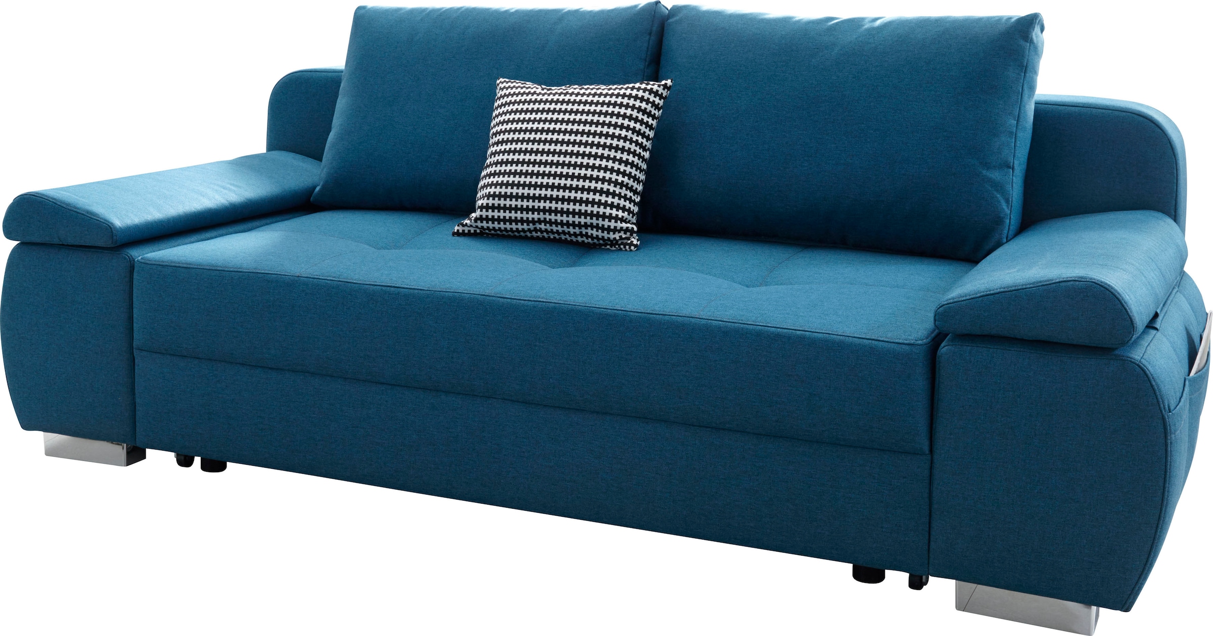 INOSIGN Schlafsofa »Pumo«, mit Boxspring-Aufbau, Bettfunktion und Bettkasten, inklusive Federkern