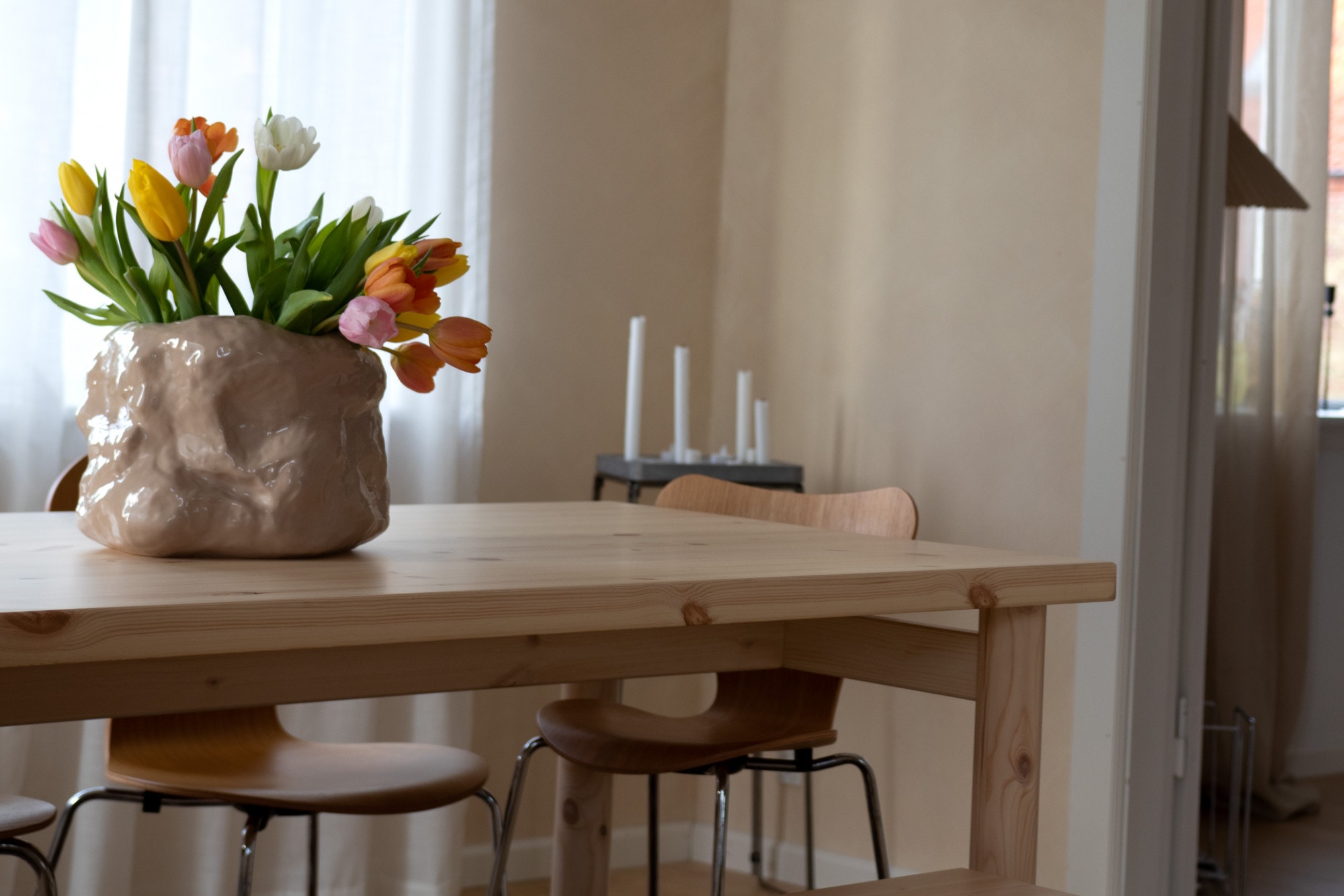 Karup Design Esstisch »PACE DINING TABLE«, aus FSC®-zertifiziertem Kiefernholz, Größe 150 x 75 cm.