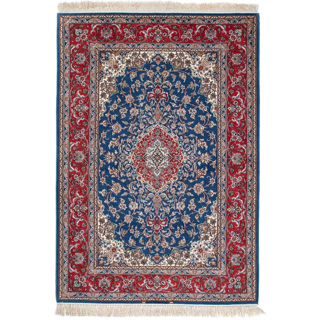 morgenland Wollteppich »Isfahan Medaillon 207 x 134 cm«, rechteckig