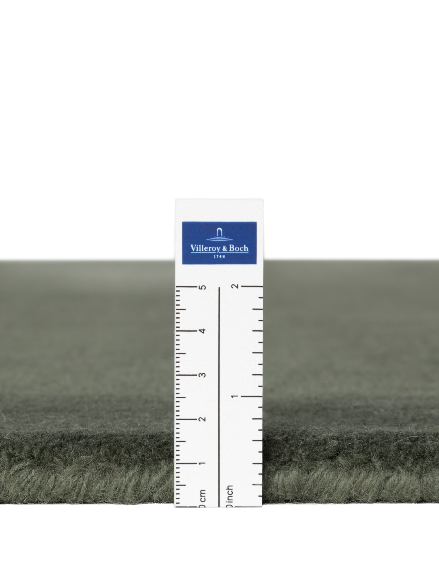 Villeroy & Boch Teppich »Wollteppich Kivi« rechteckig 17 mm Höhe Handgewebt, Wolle, Bordüre, Einfarbig, Läufer, Wohnzimmer, Organisch
