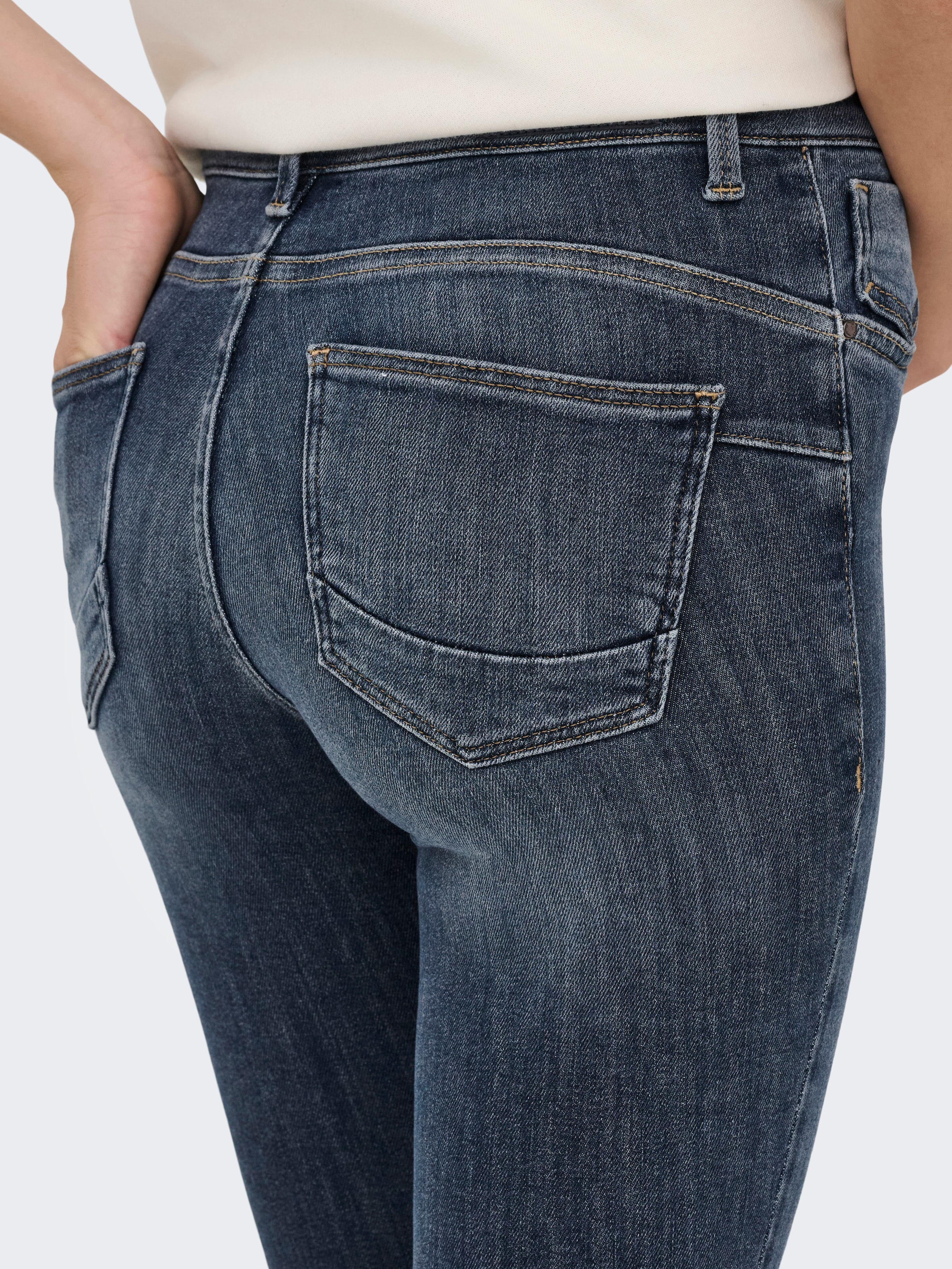 ONLY Skinny-fit-Jeans »ONLPOWER MID SKIN PUSHUP DNM REA167 NOOS«