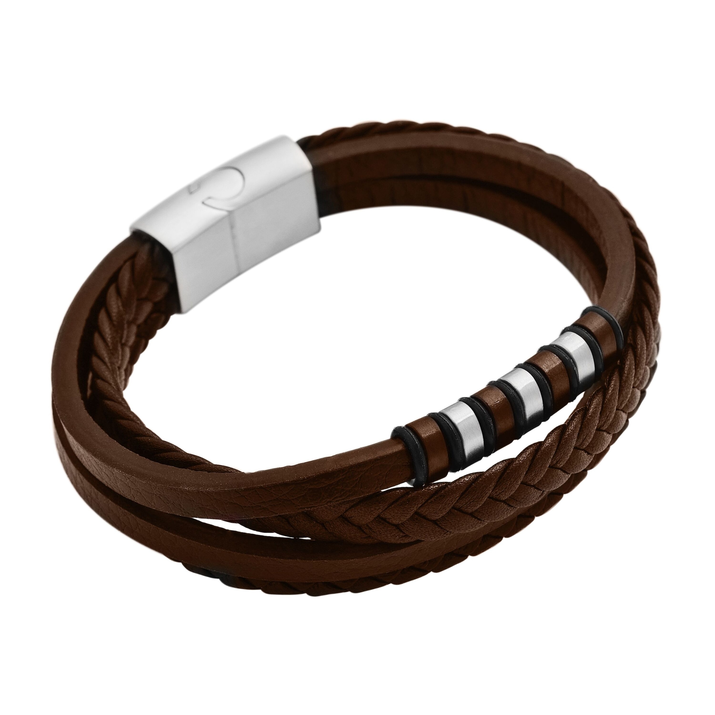 Adelia´s Armband »Unisex Armband aus Leder 20,5 cm«