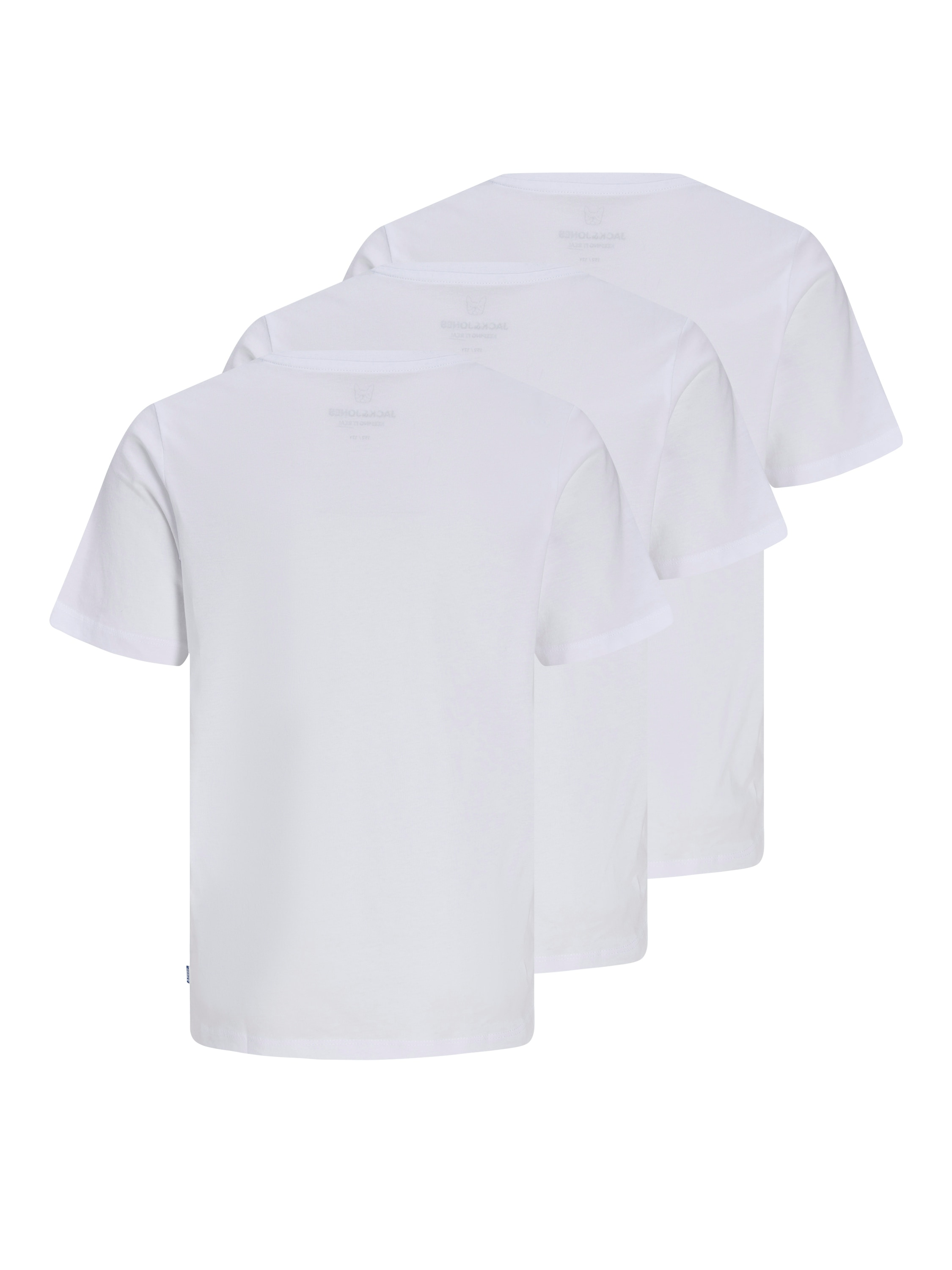 Jack & Jones Junior T-Shirt »JJEORGANIC BASIC TEE SS 3PK MP NOOS JNR« Packung, 3 tlg.