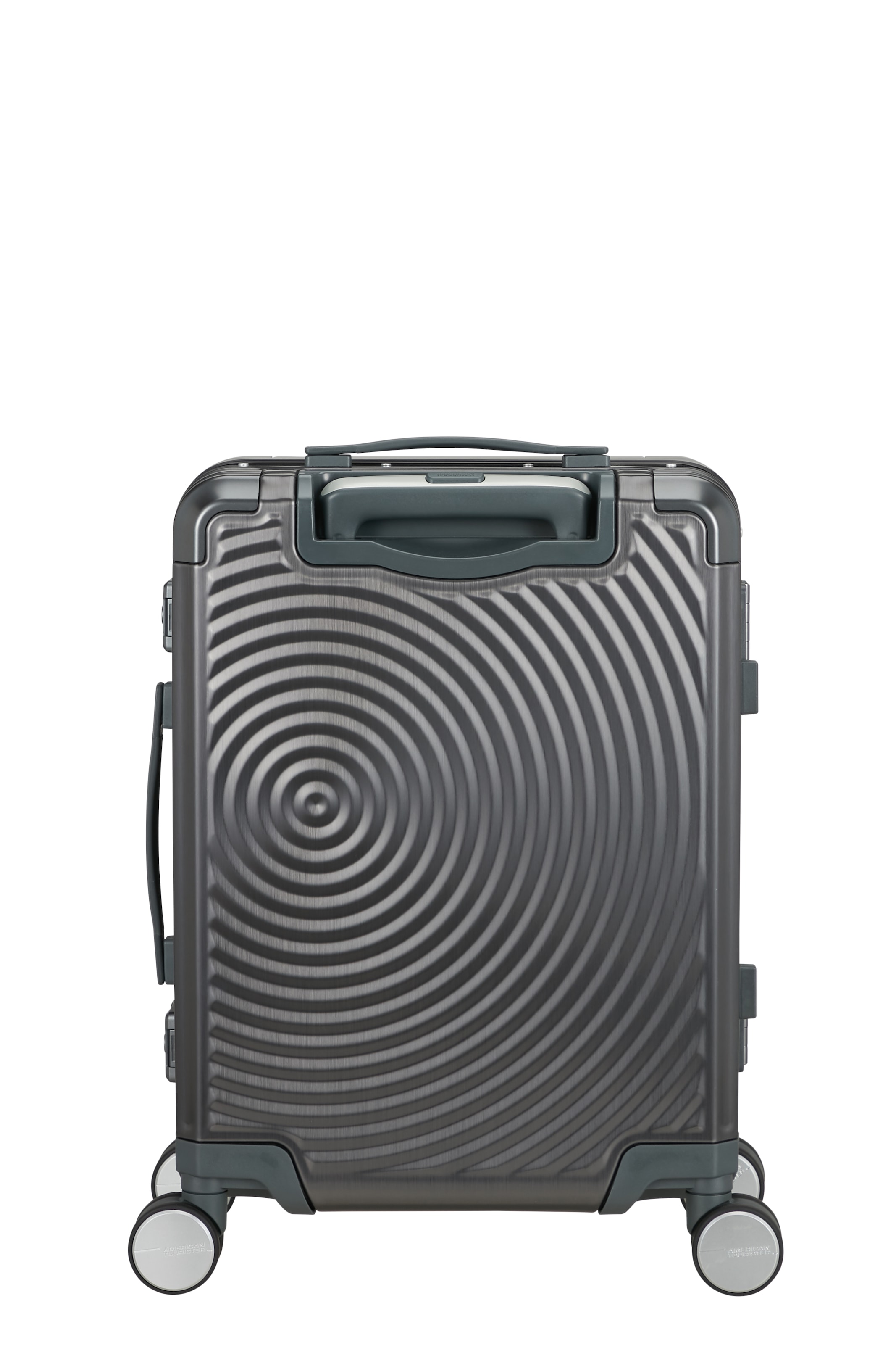 American Tourister® Hartschalen-Trolley »SOUNDBOX ALU, verschiedene Größen und Farben« 39 l 4 Rollen Hartschalen-Koffer zwei TSA-Schlösser Aluminium-Koffer