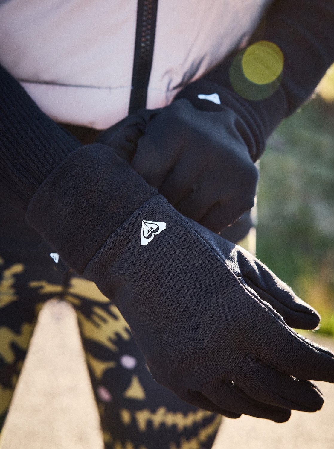 Roxy Fleecehandschuhe »UNDERWATER GLOVES« Fleecehandschuhe, aus Polyester
