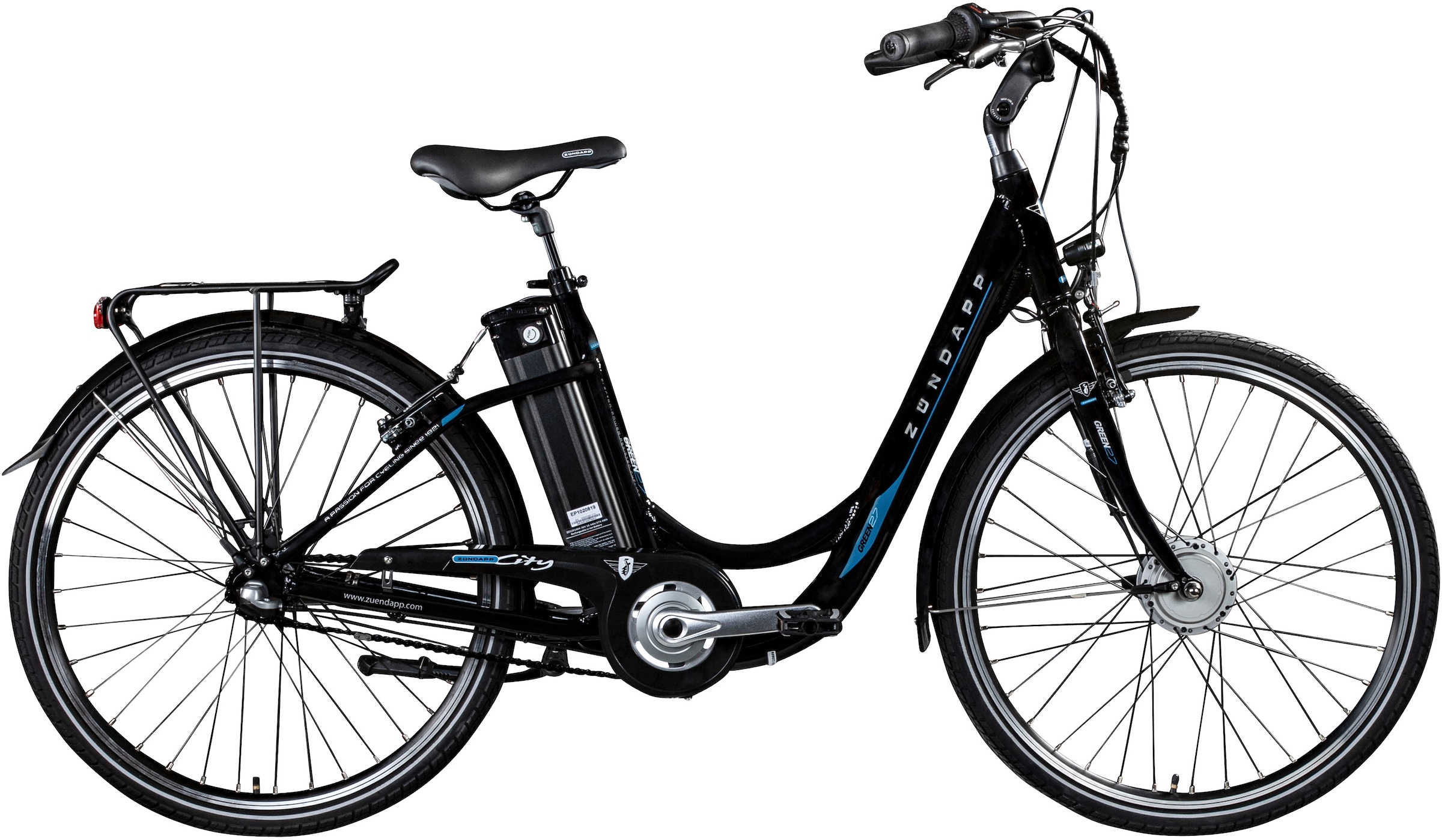 Zündapp E-Bike »Green 2.7«, 3 Gang, Shimano, Nexus, Frontmotor 250 W, Pedelec, Elektrofahrrad für Damen u. Herren, Cityrad